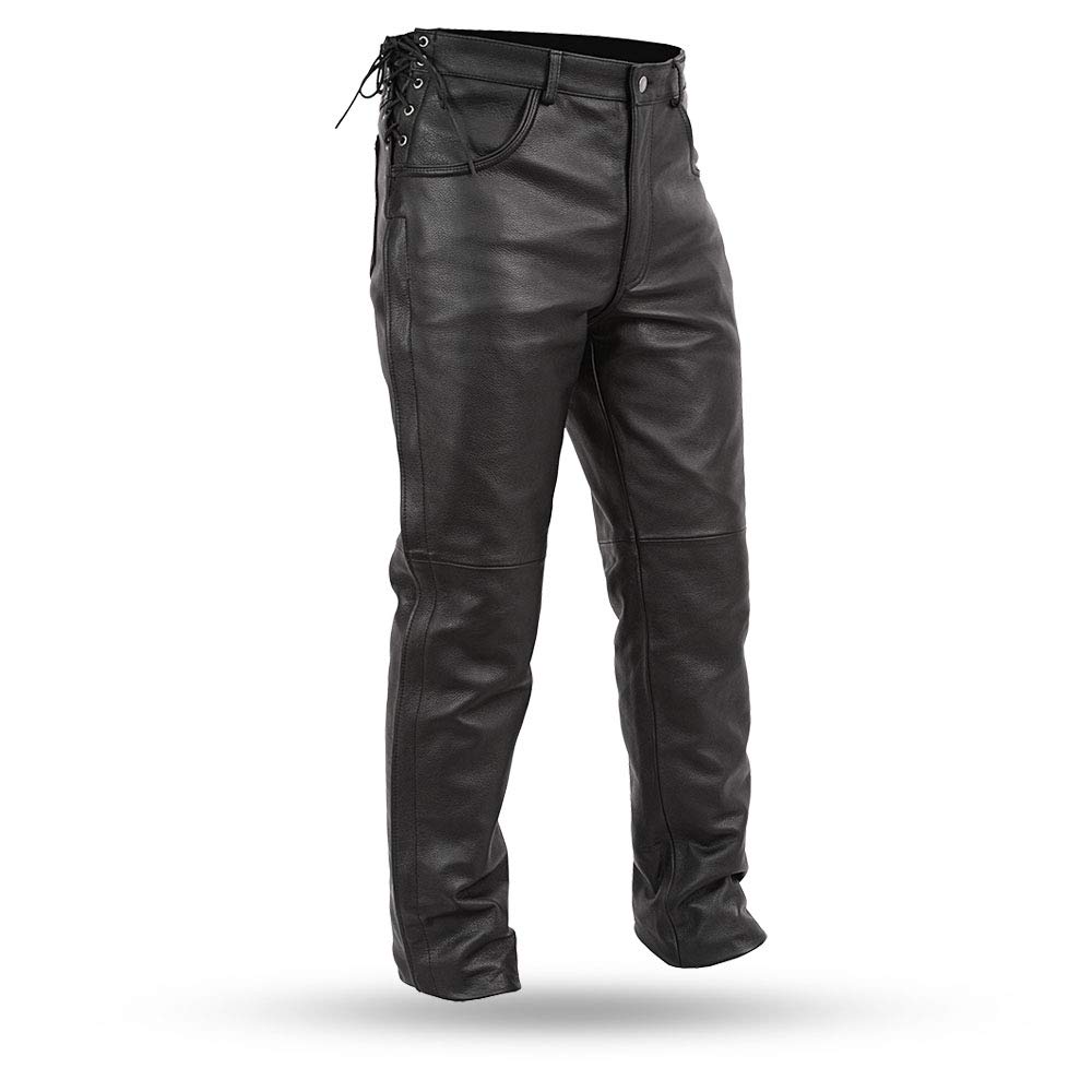 Baron Men's Deep Pocket Over Pants - Black, Size 38 | First Manufacturing Co | Workwear, Construction, Outdoor Activities