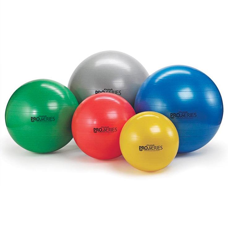 TheraBand Pro Series Exercise & Stability Ball for Home Workouts, Physical Therapy & Yoga - Latex-Free, Anti-Burst Fitness Ball for Core Strength & Balance Training