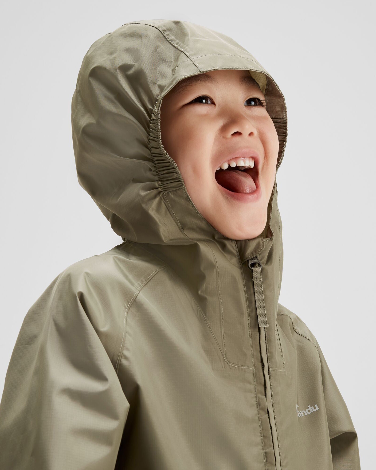 2L Kids Rain Jacket Waterproof Lightweight - Pocket it v4 Beech - Perfect for School, Outdoor Play & Rainy Day Adventures
