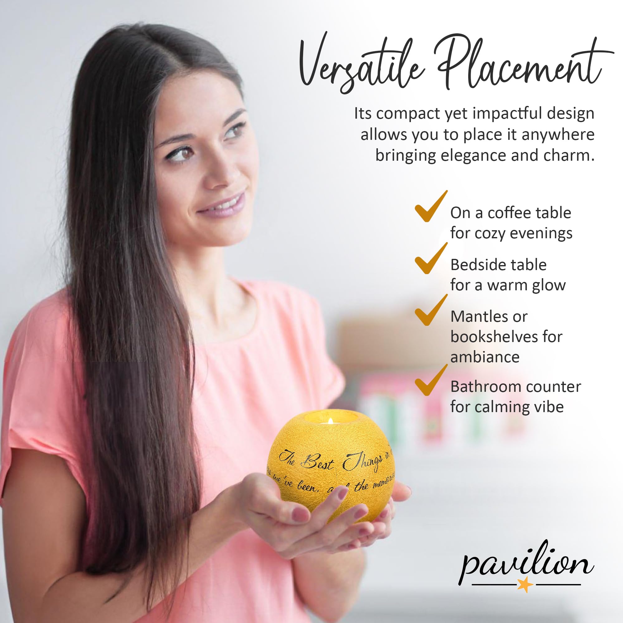 Premium Comfort Candles - Best Things in Life Scented Tea Light Candles (4.5
