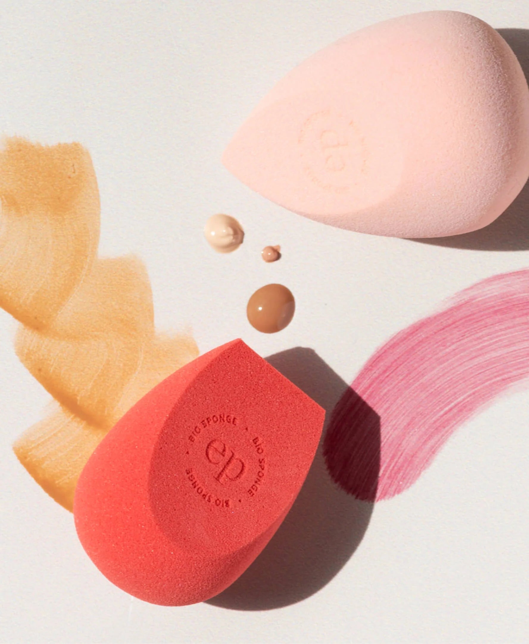 Bio All Beauty Sponge Duo - Soft Makeup Blender for Flawless Foundation & Concealer Application - Perfect for Daily Makeup & Professional Use