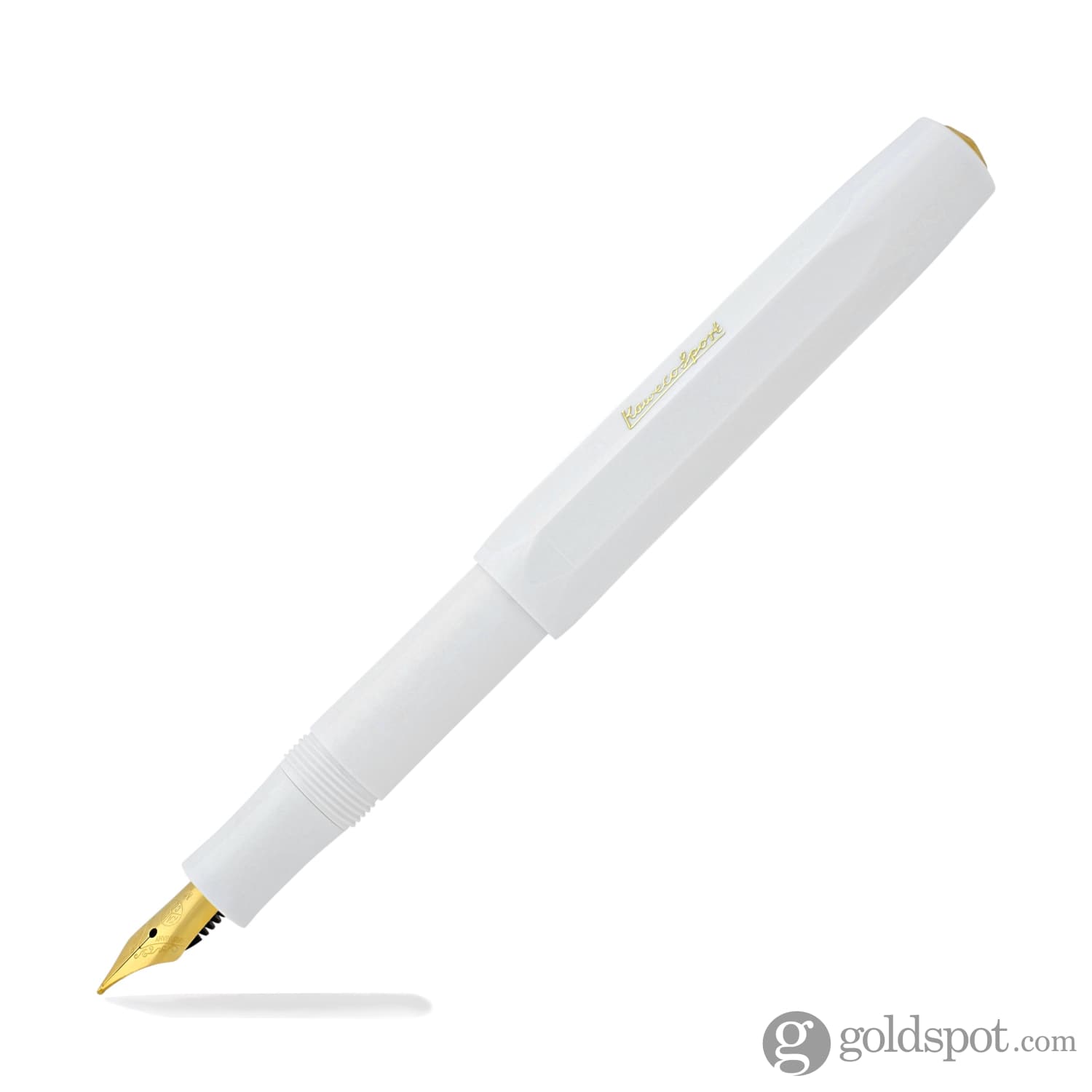 Kaweco Classic Sport Fountain Pen - White Fine Nib Fountain Pen for Writing, Sketching & Calligraphy | Perfect Gift for Students & Professionals