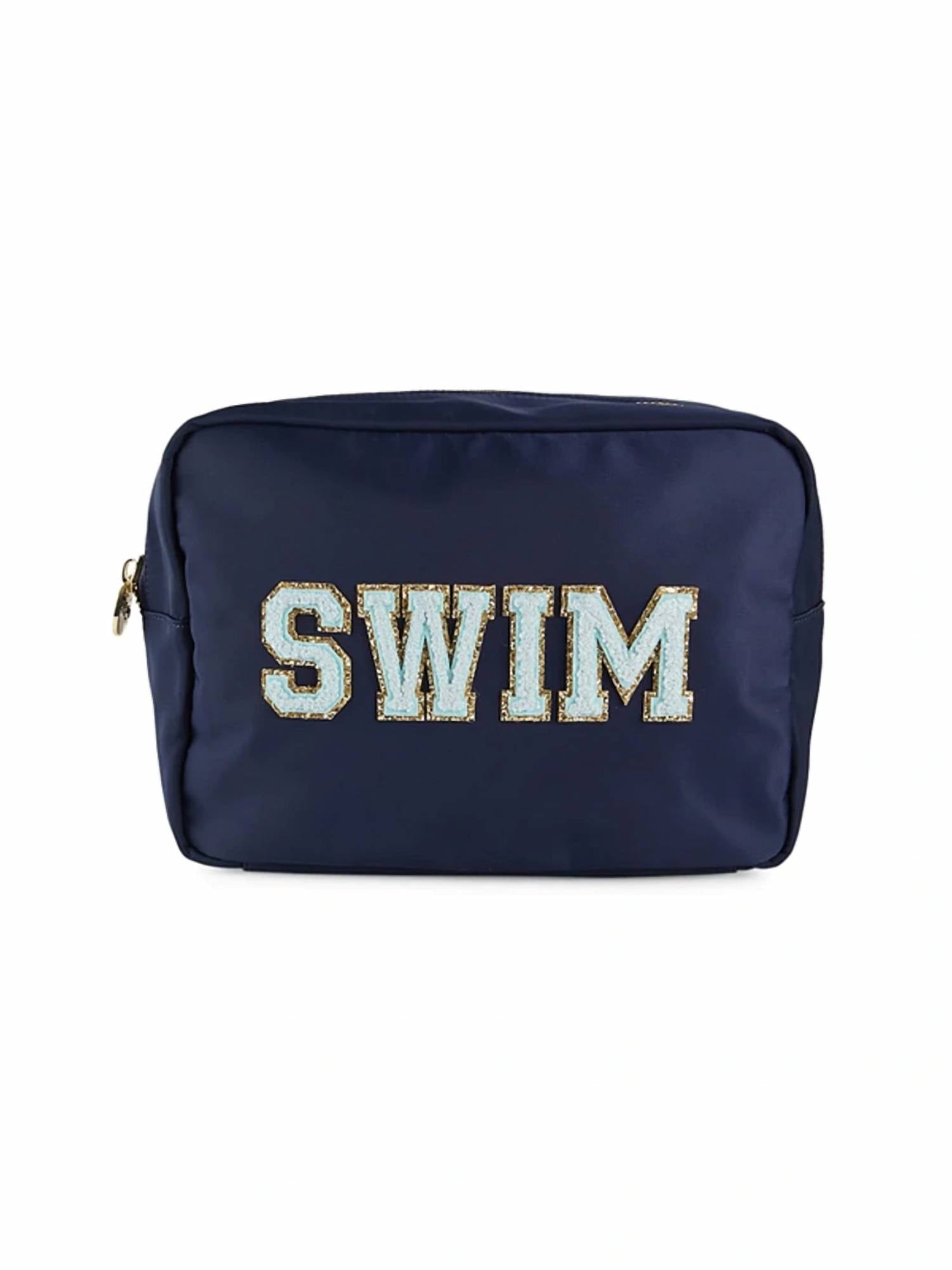 Large Waterproof Swim Pouch in Sapphire Blue - Perfect for Swimming, Beach Trips, and Water Sports Gear Storage