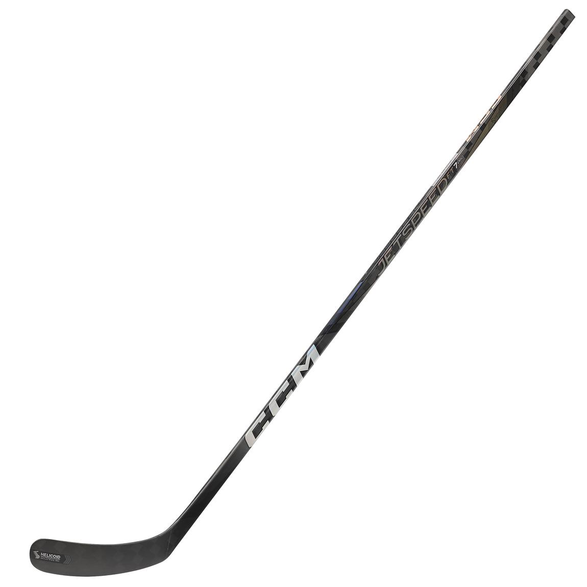 CCM Jetspeed FT7 Pro Custom Chrome Intermediate Hockey Stick - Perfect for Ice Hockey Training & Competitive Games