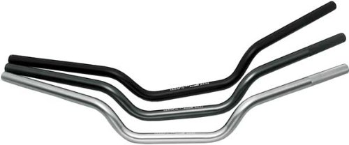 Renthal Road Handlebar - Black, High-Performance Motorcycle Handlebar for Street Bikes | Perfect for Commuting, Touring & Urban Riding