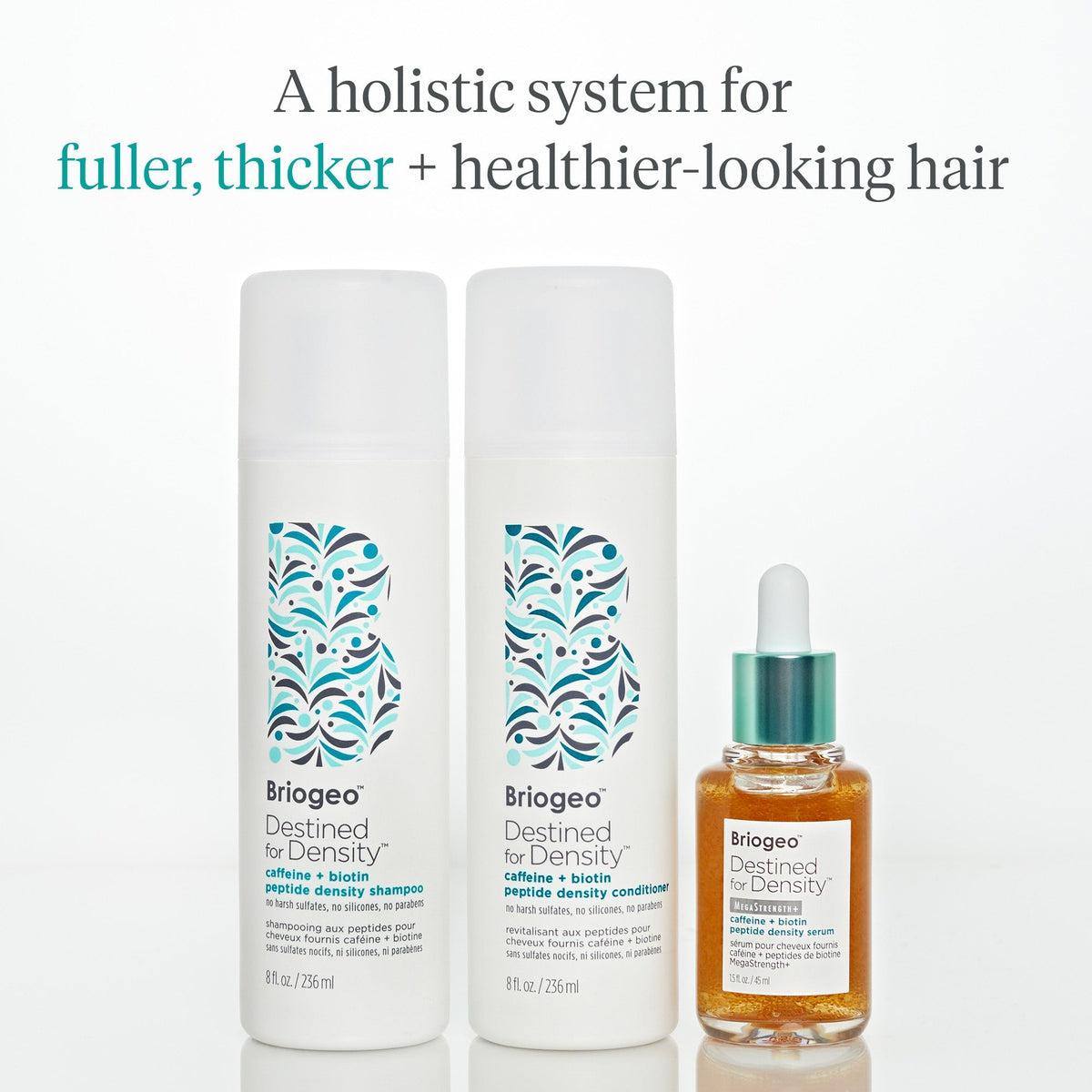 Destined For Density Megastrength+ Caffeine + Biotin Peptide Density Serum for Hair Growth & Thickness | Volumizing Treatment for Thinning Hair | Salon-Quality Hair Care Solution