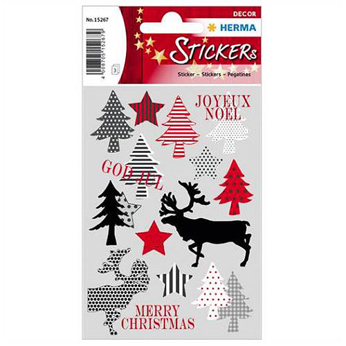 Merry Christmas Stickers - 15267 Pack - Holiday Decoration for Cards, Gifts, Scrapbooking & DIY Crafts
