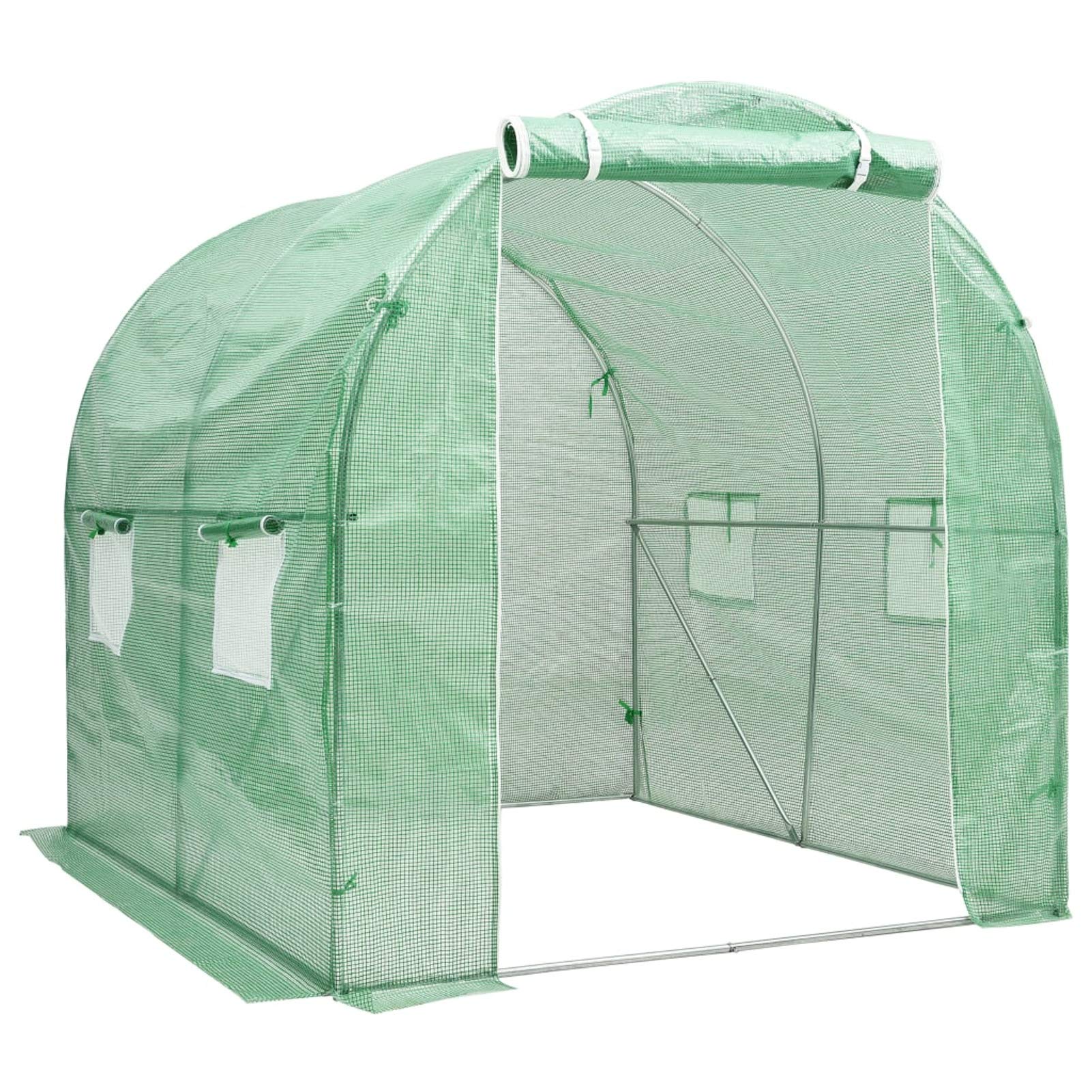 Walk-in Greenhouse with Windows & Door - 78.7