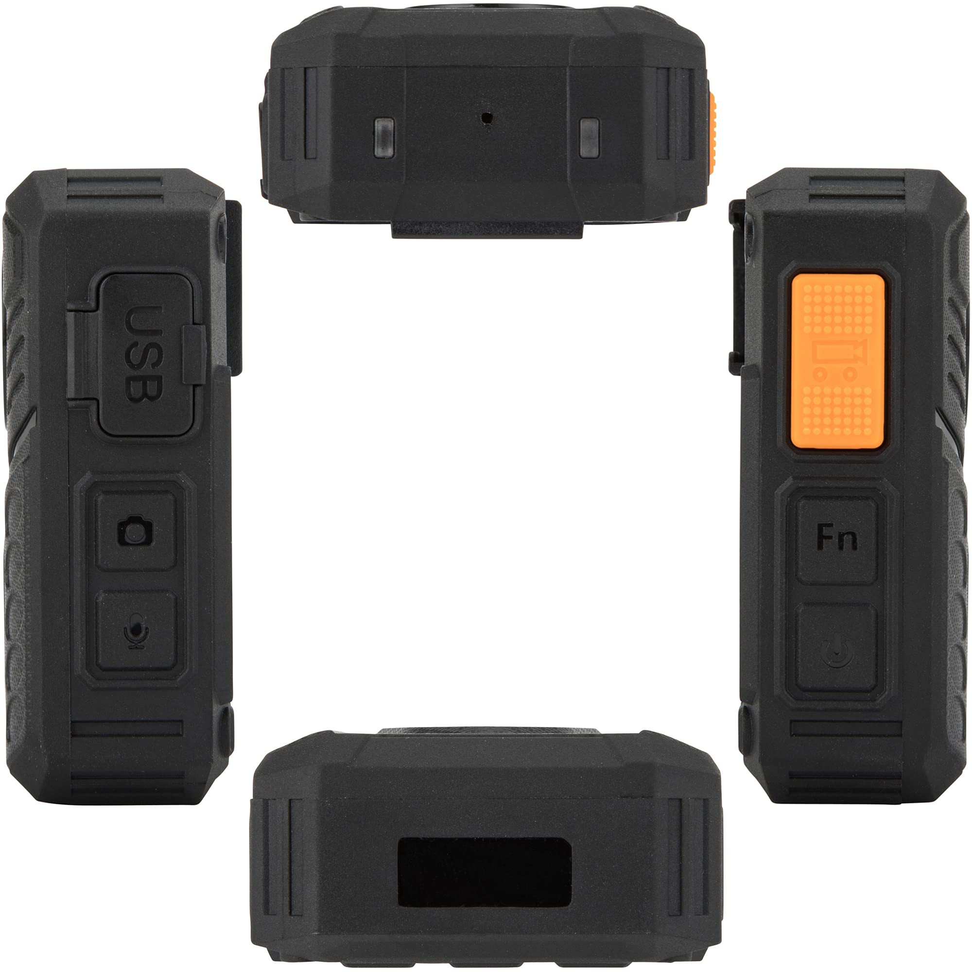 BRIFIELD® BR3 Body Camera - 1440p QHD HD Video, 64GB Memory Card, Night Vision, Body Worn Camera for Law Enforcement, Security & Personal Safety | Includes Klickfast Shoulder Harness & Stud | Ideal for Police Officers, Security Guards & Night Patrols
