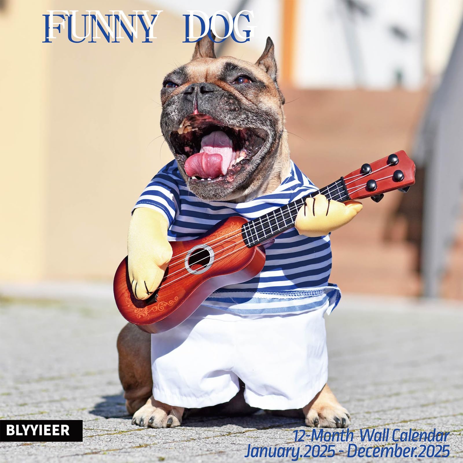 2025 Funny Dogs Wall Calendar - 12