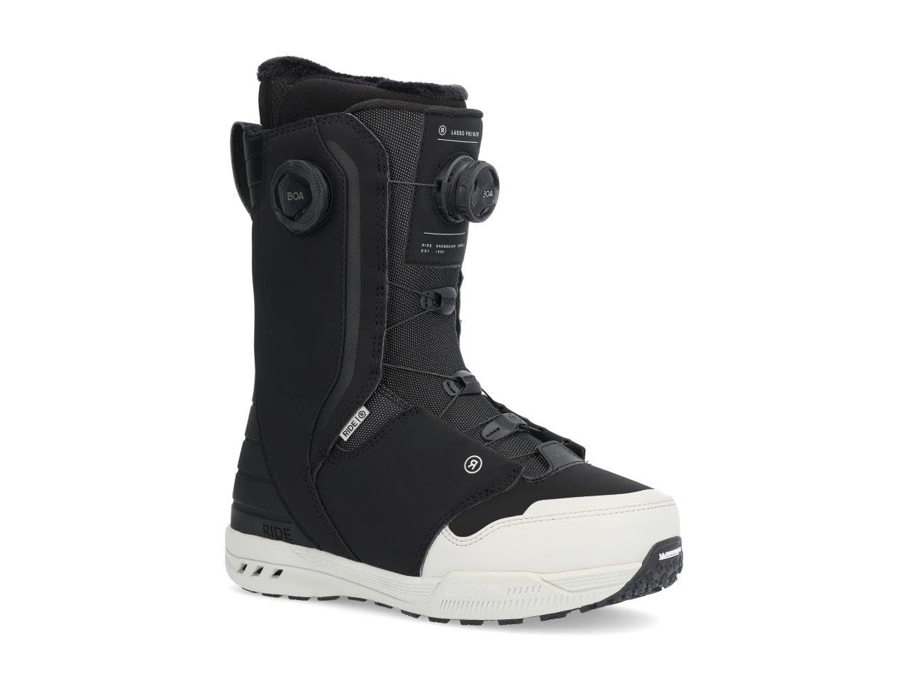RIDE LASSO PRO WIDE Men's Snowboard Boots - Comfortable Wide Fit for Snowboarding & Winter Sports - Perfect for Freestyle Riding and Mountain Adventures