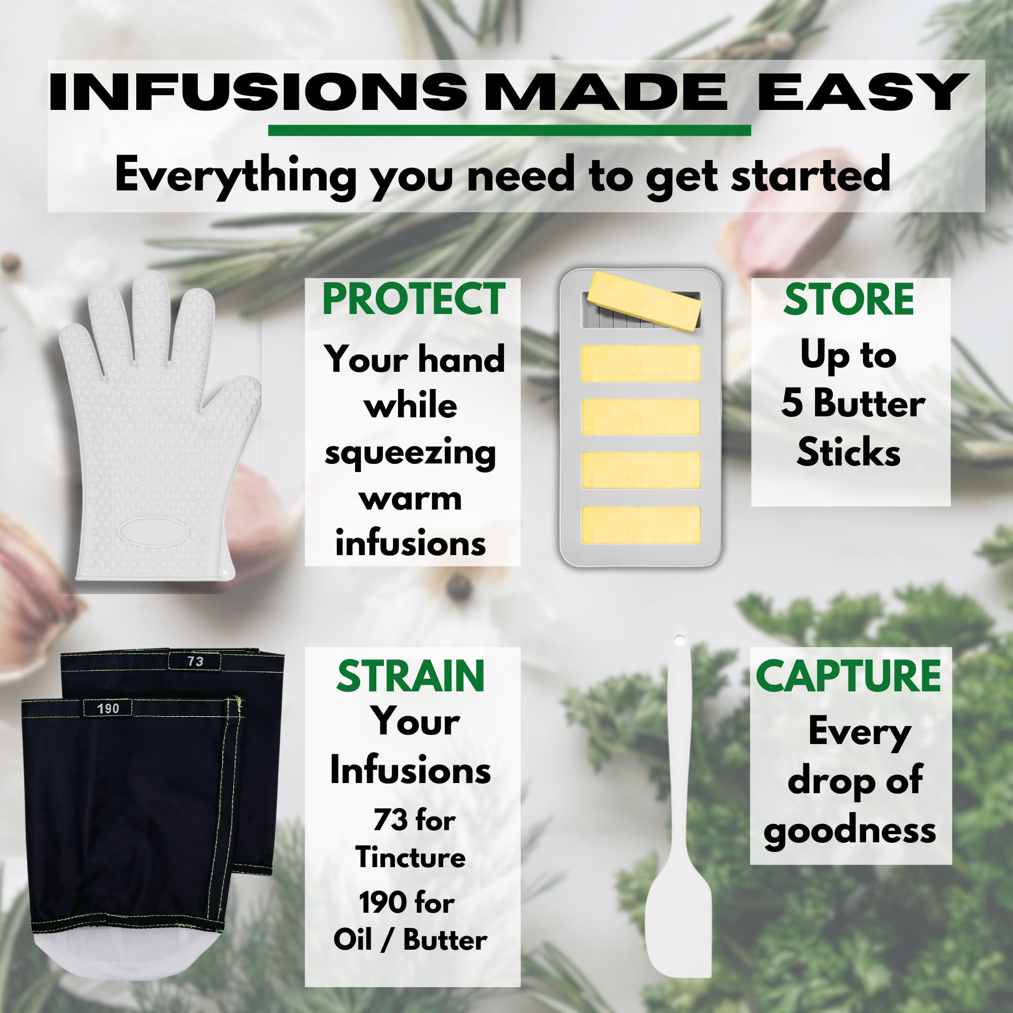 2 in 1 Decarboxylator and Infuser Machine - Electric Butter Maker & Oil Infuser with Gummy Maker - Includes Recipe eBook & Accessories - Perfect for Homemade Edibles, Cannabis Cooking & DIY Infusions
