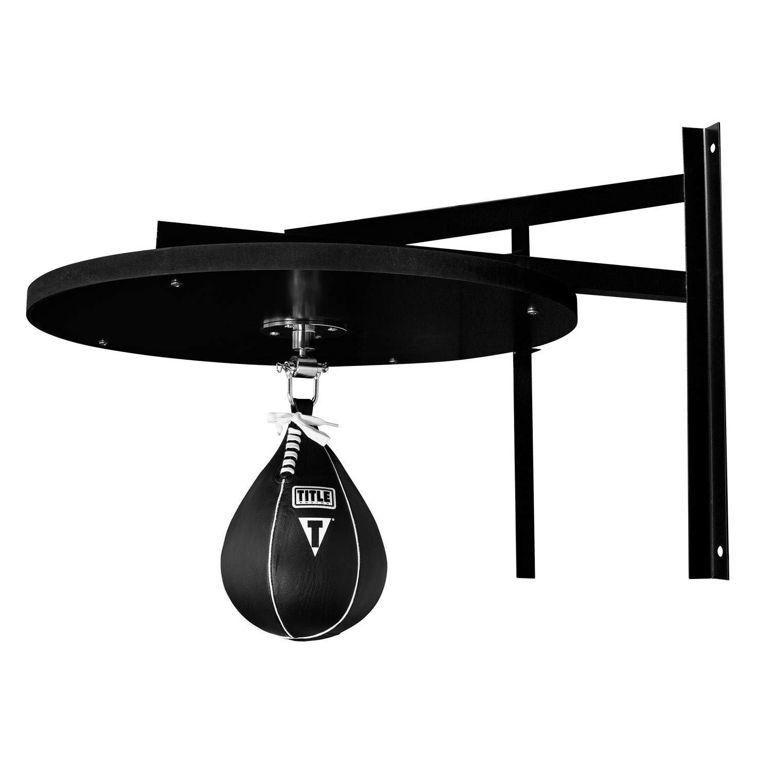 TITLE Boxing Speed Bag Platform with Swivel - Professional Adjustable Speed Bag Stand for Home Gym, Boxing Training Equipment | Perfect for Indoor Workouts, Punching Practice & Fitness Training