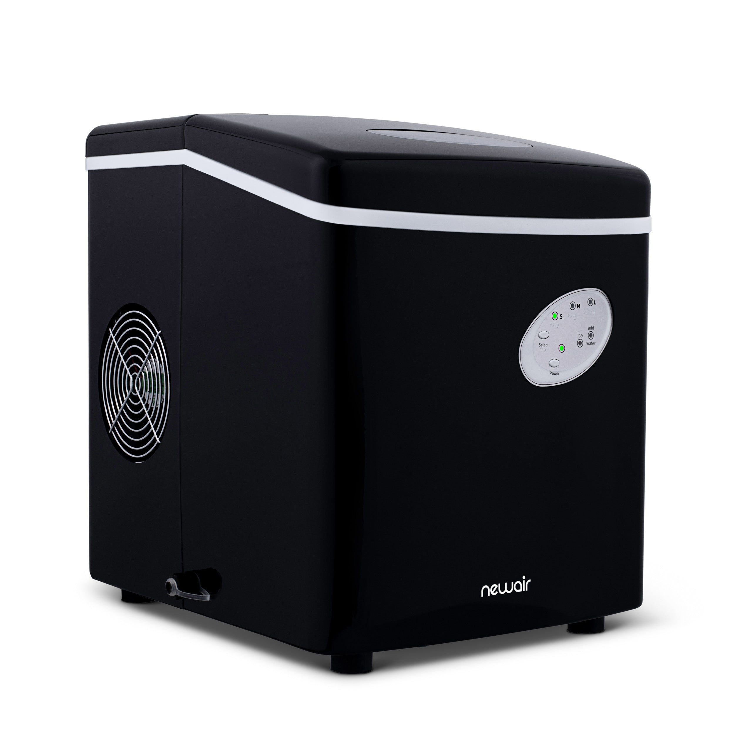 Newair® Countertop Ice Maker - 28 lbs/Day, Bullet Ice Machine for Home, Office, Bar & Parties | Fast & Portable Ice Cube Maker for Cocktails, Beverages & Outdoor Events