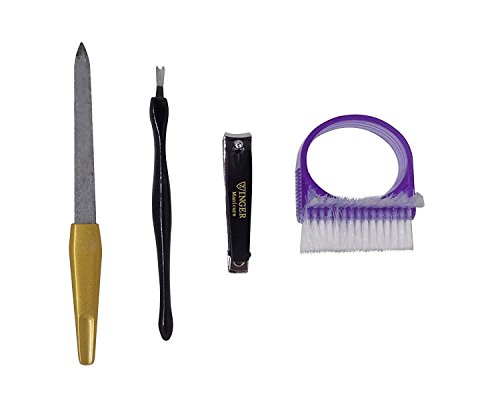 Premium Stainless Steel Nail Care Kit - 30g Multi-Function Manicure Tools for Home & Salon Use (1-Pack) - Perfect for Nail Trimming, Shaping, and Cuticle Care