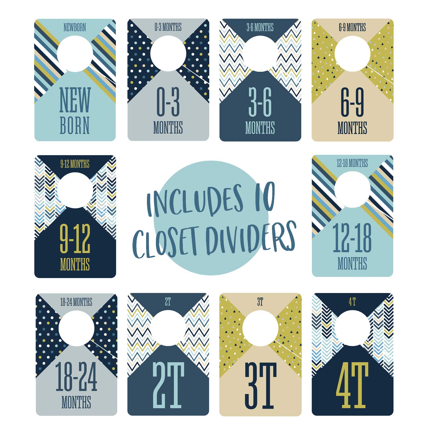 Baby Boy Closet Organizer Dividers - 4