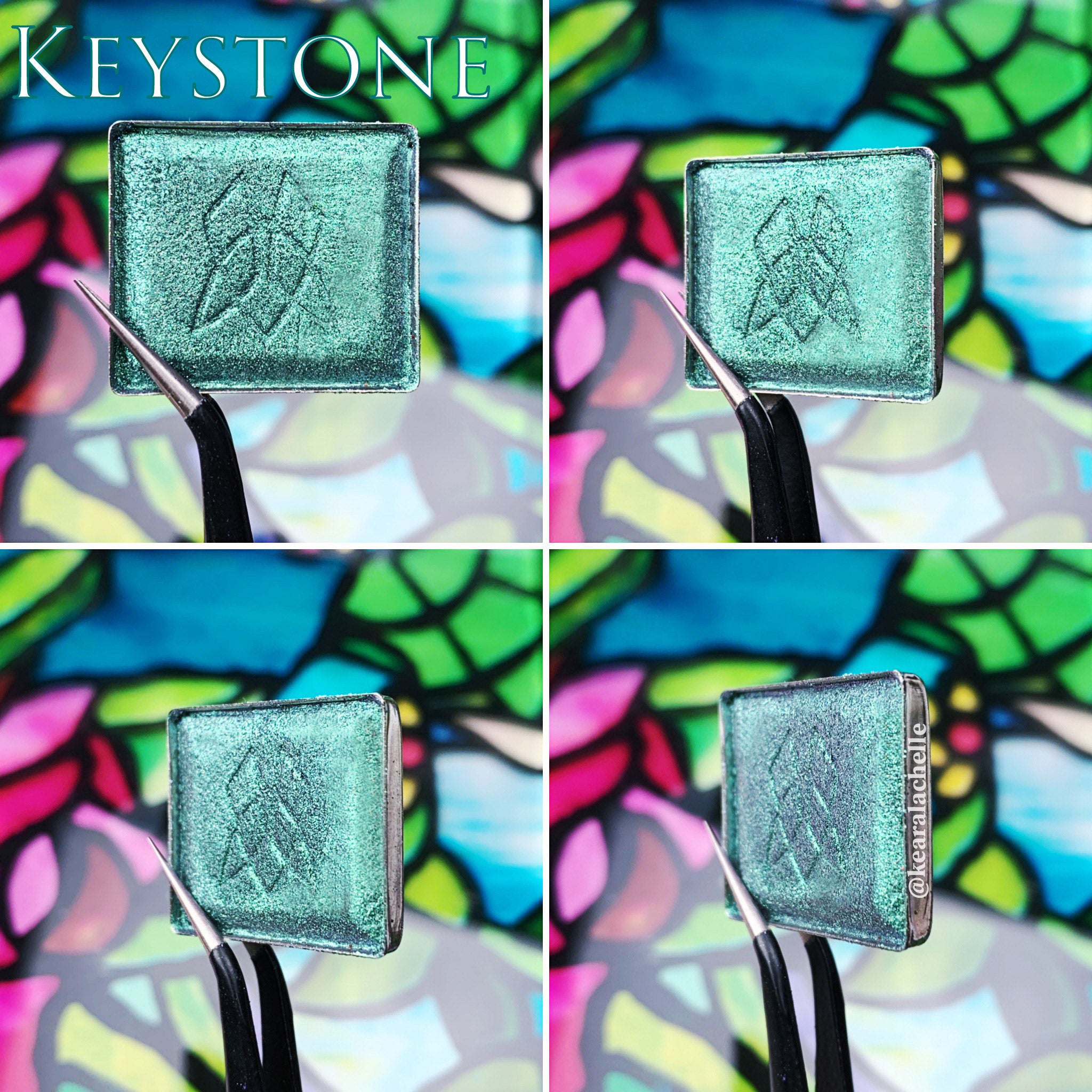 Keystone Pastel Multichrome Eyeshadow Palette - Long Lasting Highly Pigmented Makeup for Party, Date Night & Special Occasions