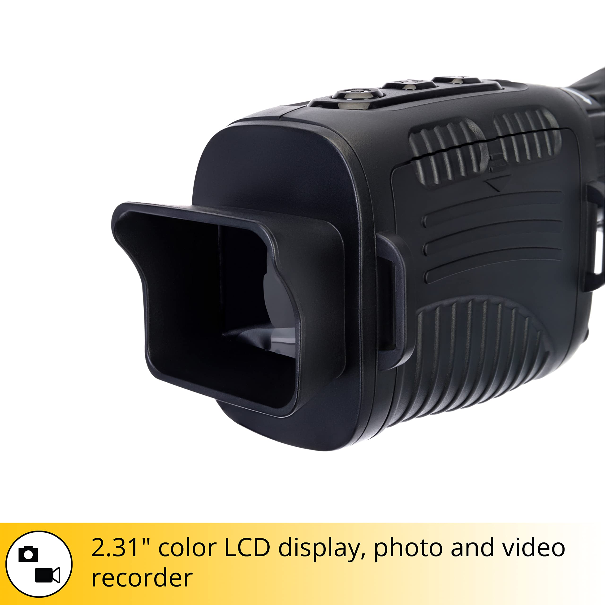 Levenhuk Halo 13x Compact Portable Digital Night Vision Monocular with LCD Screen - HD Night Vision Binoculars for Hunting, Wildlife Observation & Security Surveillance - Photo & Video Recording Function
