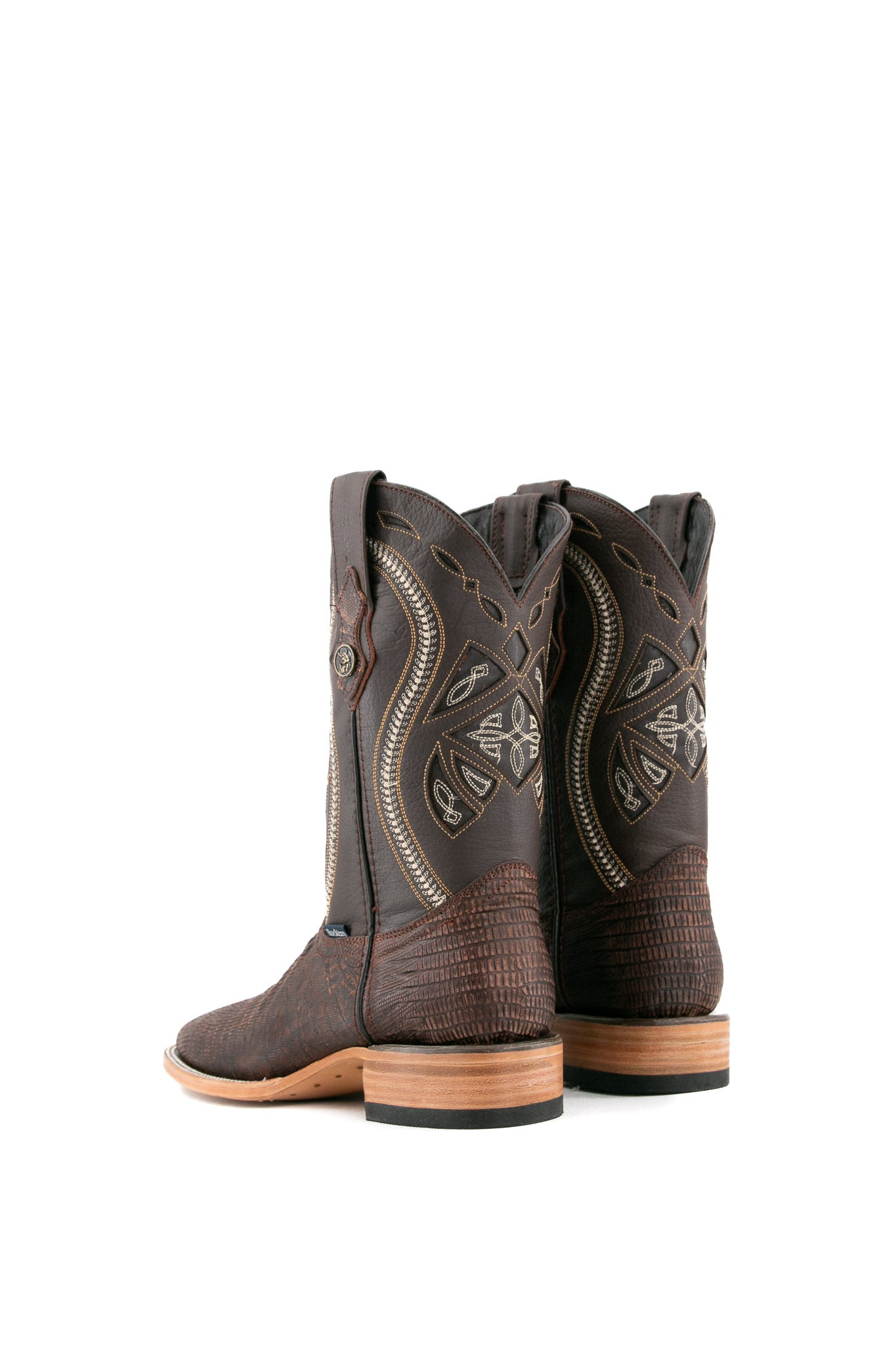 Premium Lizard Print Matte Square Toe Cowboy Boots for Men & Women - Western Style Riding Boots with Comfortable Fit - Perfect for Country Music Festivals, Rodeos & Outdoor Adventures