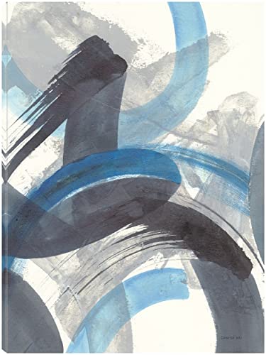 Blue Brushy Abstract II