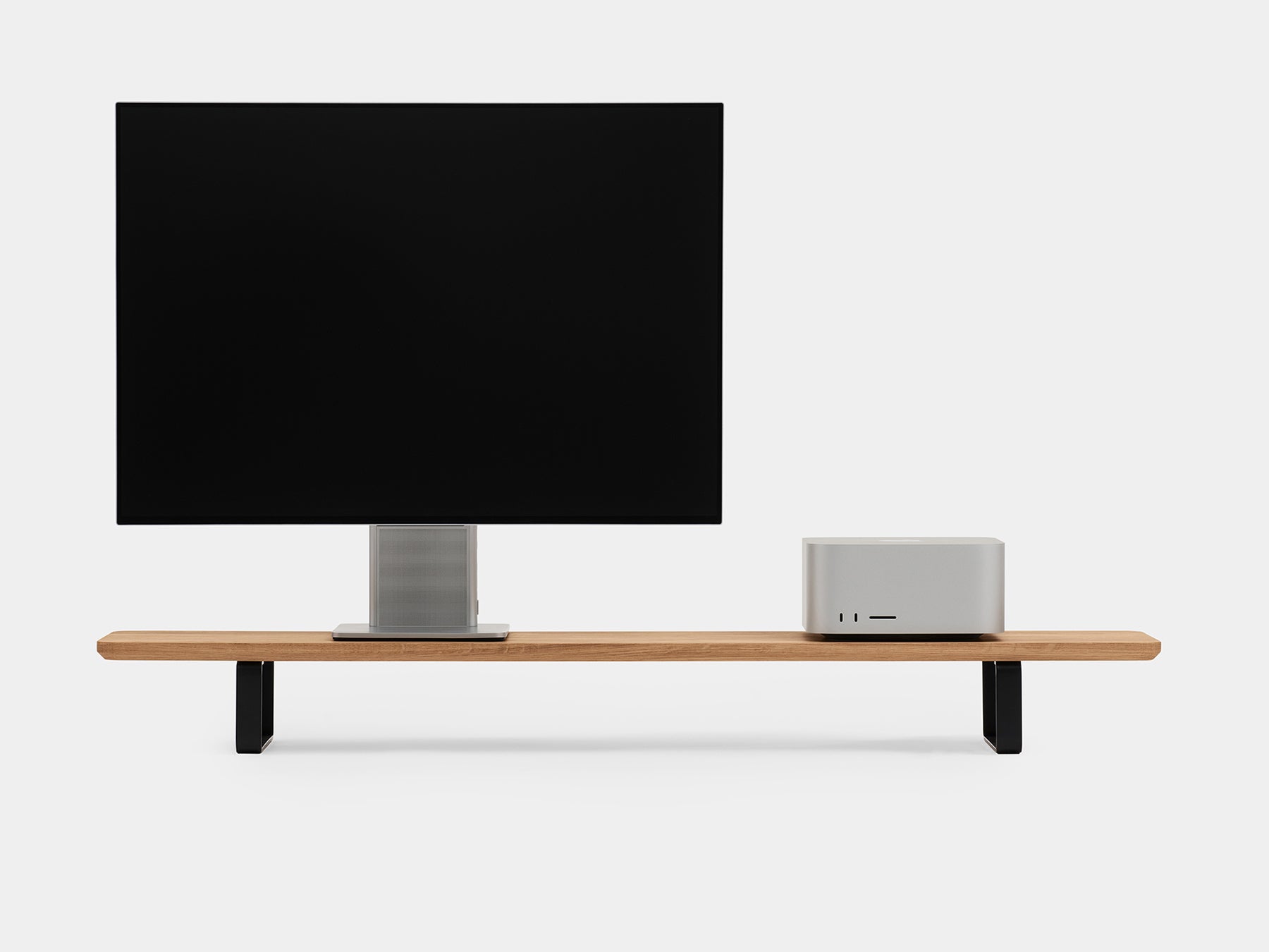 Dual Monitor Stand for Desk - Adjustable Computer Monitor Riser with Shelf - Perfect for Home Office, Gaming Setup & Workspace Organization