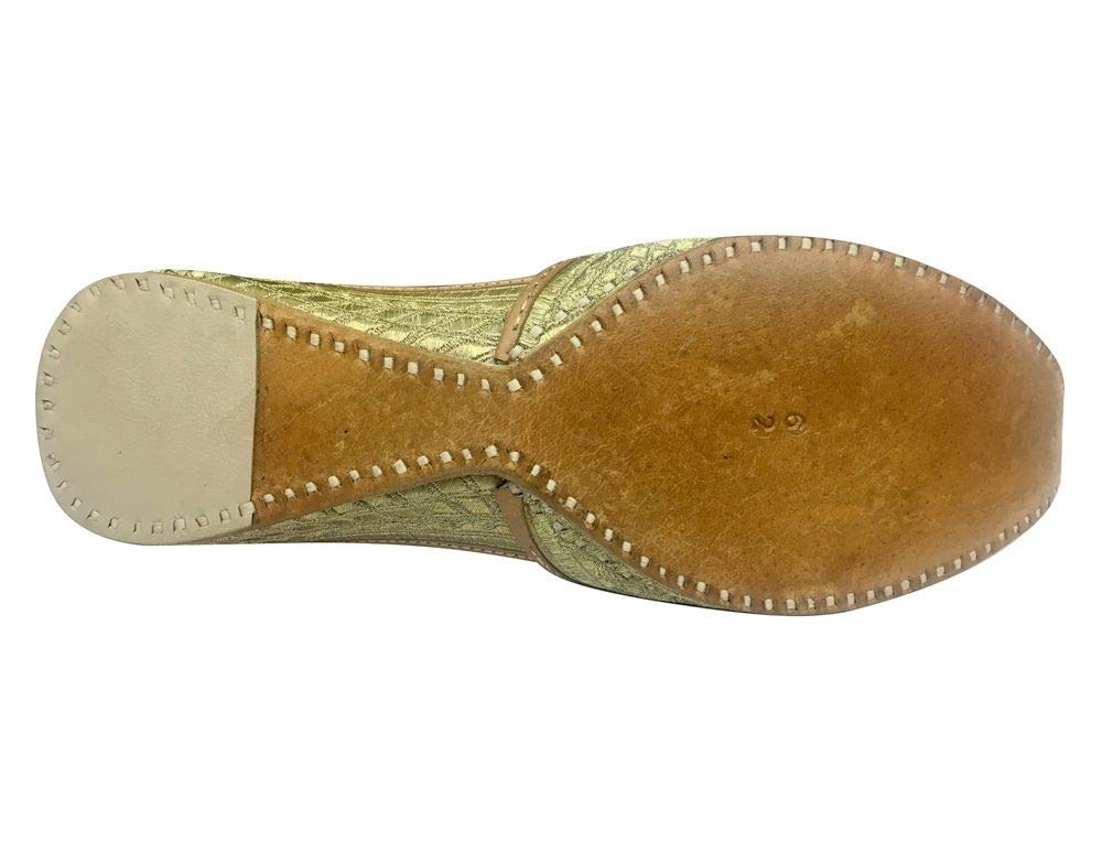 Men's Punjabi Jutti Formal Shoes | Traditional Indian Ethnic Footwear for Sherwani & Groom Wedding Attire | Handcrafted Leather DV858 | Perfect for Weddings, Festivals & Cultural Events