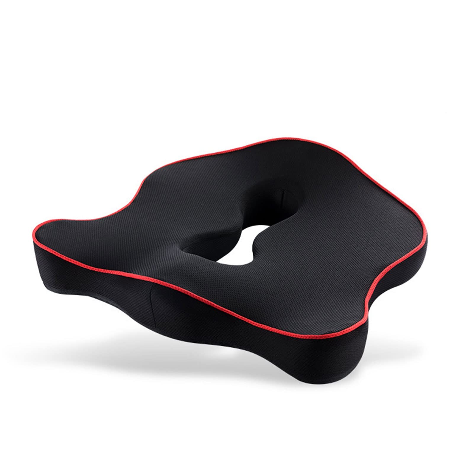 Premium Memory Foam Seat Cushion - Ergonomic Contoured Office Chair Cushion with Hidden Zipper for Back Pain Relief | Ideal for Office Chairs, Car Seats, Sofas & Wheelchairs | Home & Office Comfort Solution