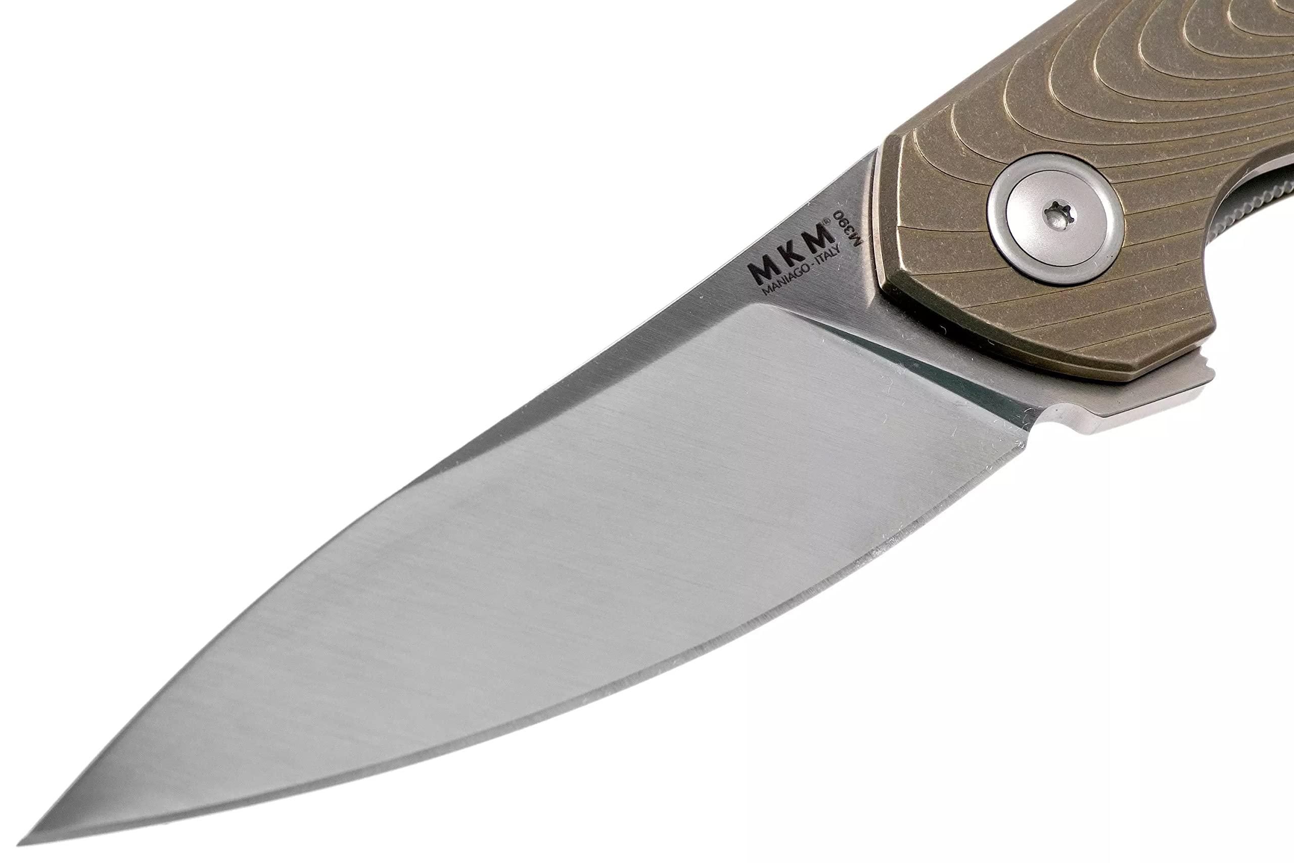 Premium Goccia Flipper EDC Pocket Knife - M390 Super Steel Drop Point Blade with G10/Micarta/Carbon Fiber/Titanium Handles | Jens Anso Design | Made in Italy | Perfect for Everyday Carry, Outdoor Adventures & Survival Gear