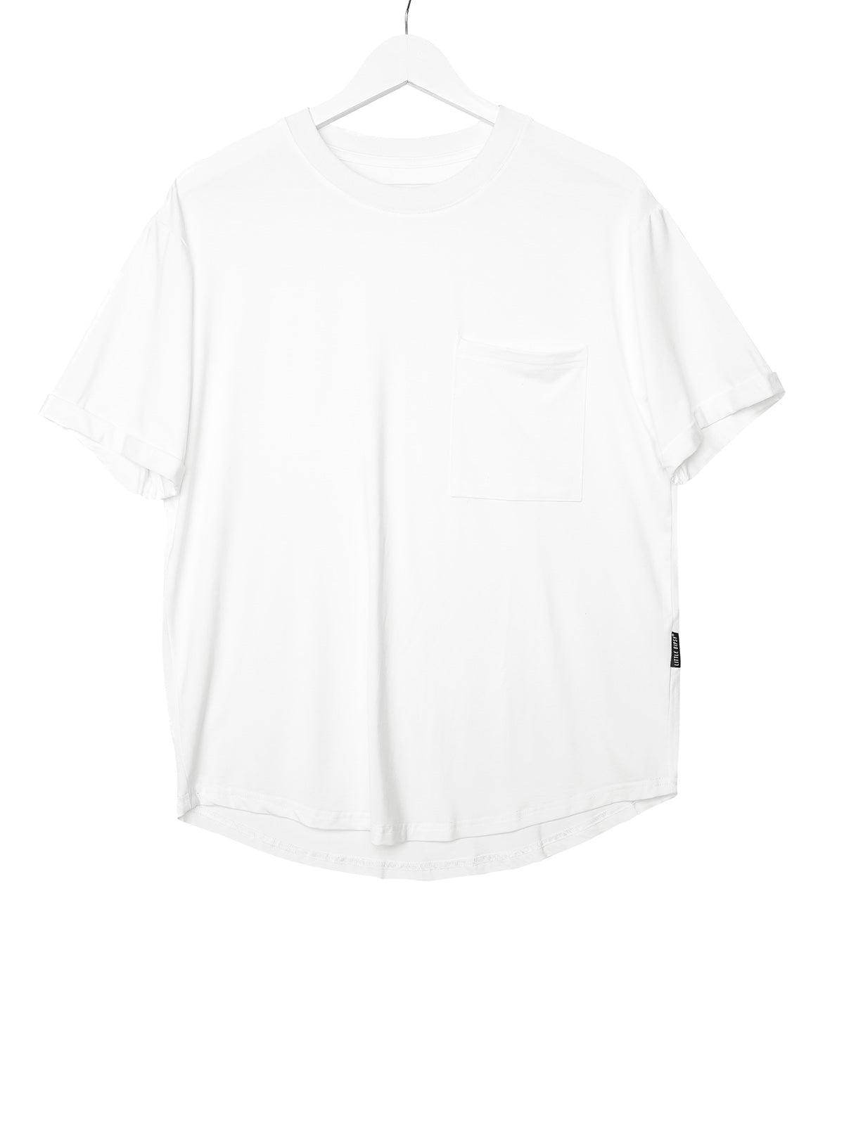 Premium Men's Bamboo Pocket T-Shirt - Soft & Breathable Eco-Friendly Tee - Off White - Perfect for Casual Wear, Travel & Everyday Comfort