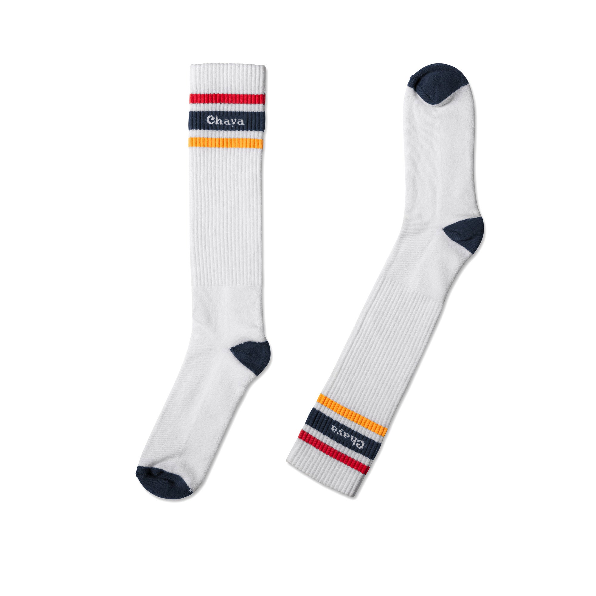 Chaya White Skate Socks - Comfortable & Breathable for Roller Skating, Ice Skating & Inline Skating - Perfect for Skaters & Athletes
