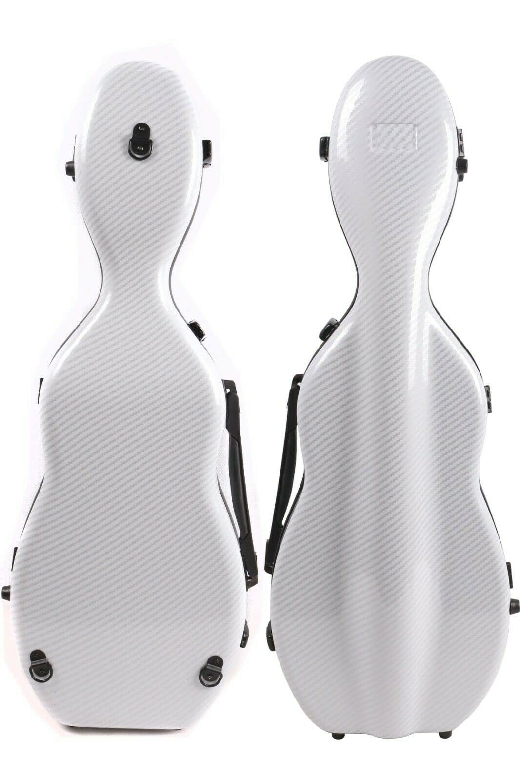 Premium 4/4 Carbon Fiber Violin Case - Lightweight & Durable White Violin Box for Professional Musicians & Travel Protection | Perfect for Concerts, Music Schools & Air Travel