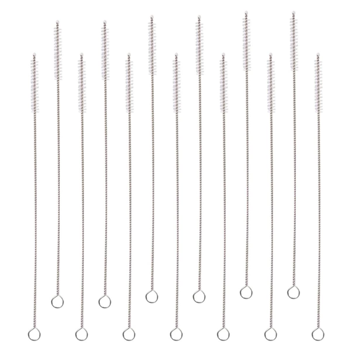 30-Pack Stainless Steel Straw Cleaning Brushes - Durable Tube Cleaners for Reusable Metal, Glass & Silicone Straws - Perfect for Home, Office, Travel & Eco-Friendly Lifestyle