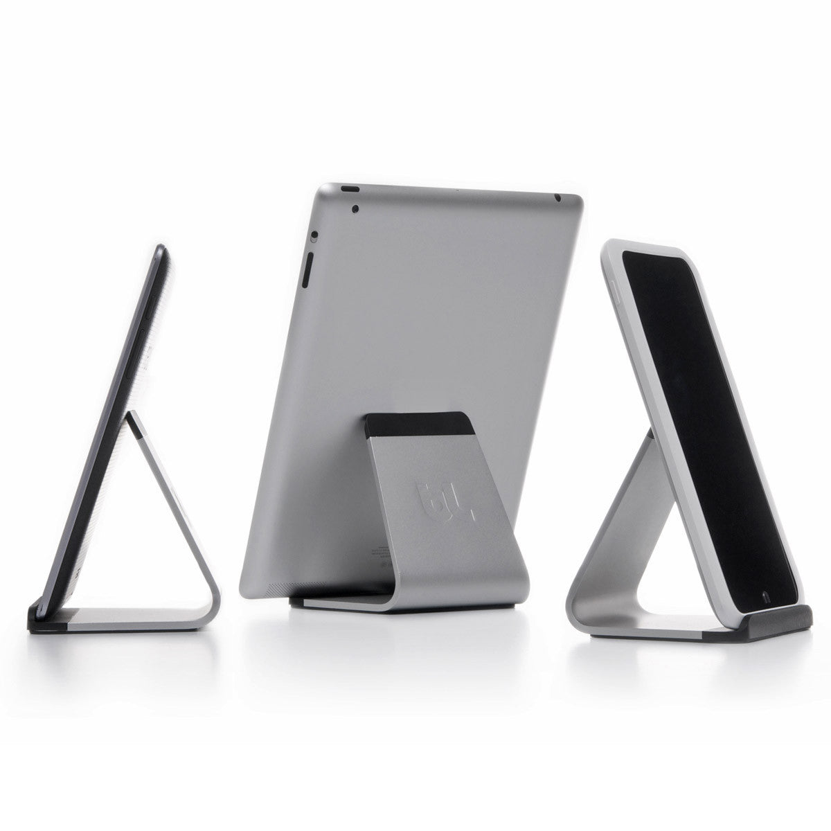 Bluelounge Mika Aluminum Laptop Stand - Adjustable Ergonomic Riser for MacBook, iPad, Notebook - Perfect for Home Office, Workstation & Travel Use