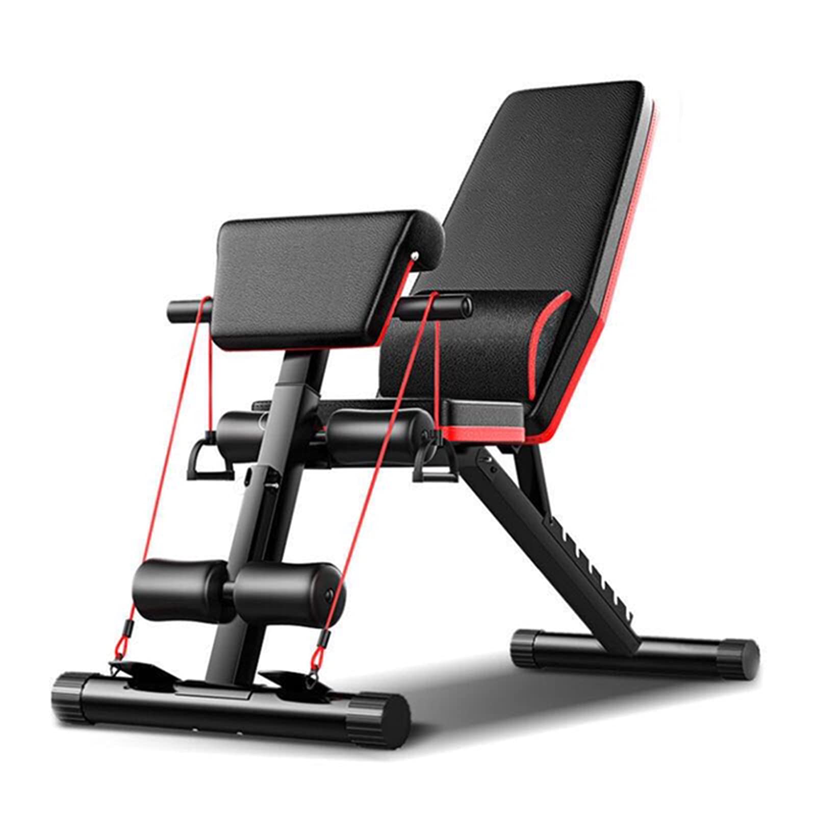 Adjustable Weight Bench 350 lbs Capacity - Anti-Sweat & Dirt-Resistant Home Gym Equipment for Full Body Strength Training - Perfect for Home Workouts, Muscle Building & Fitness Enthusiasts