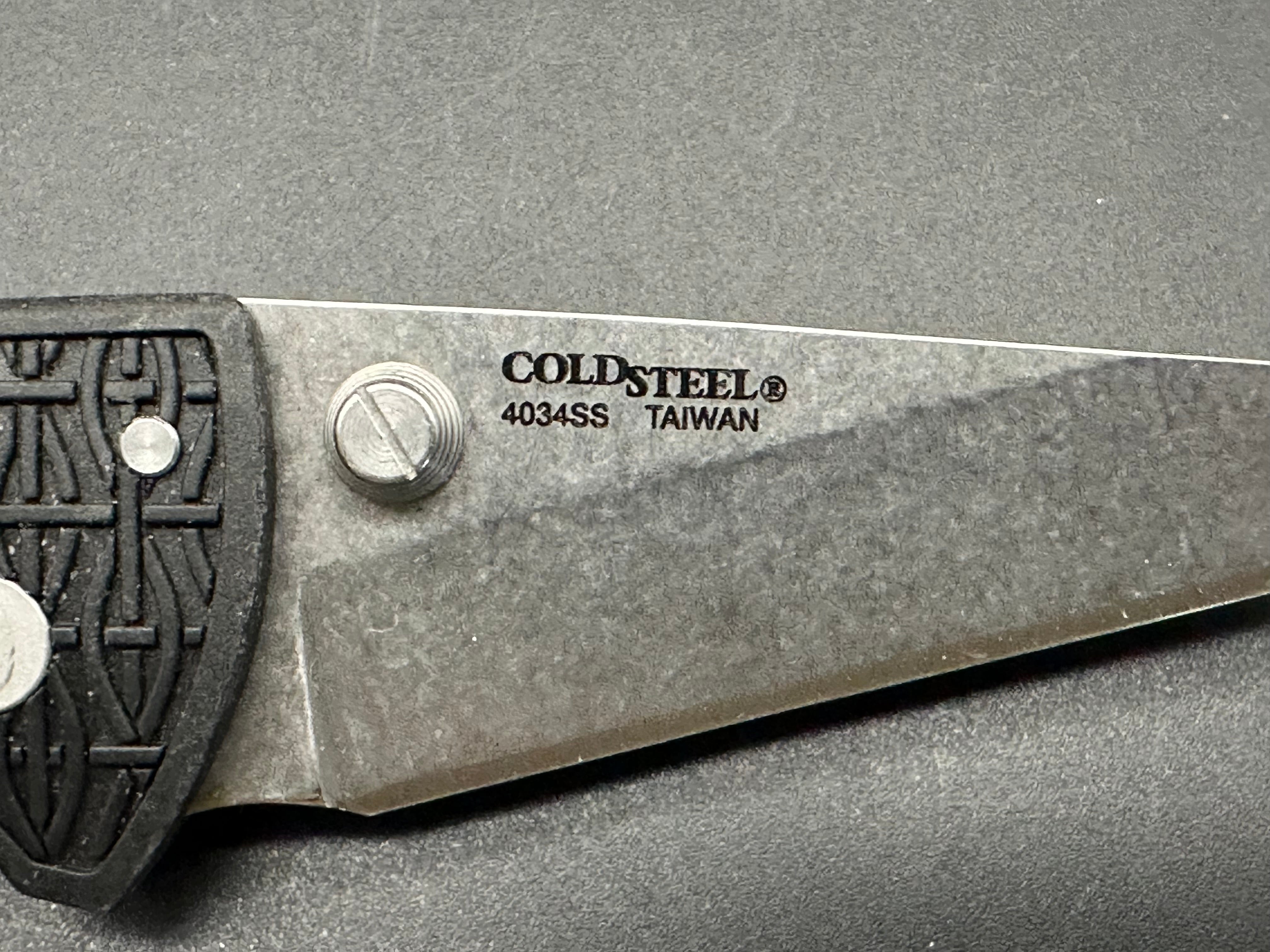 Cold Steel Kiridashi Knife - Black Grivory Handle - Compact Utility Blade for Camping, Crafting & Everyday Carry (EDC)