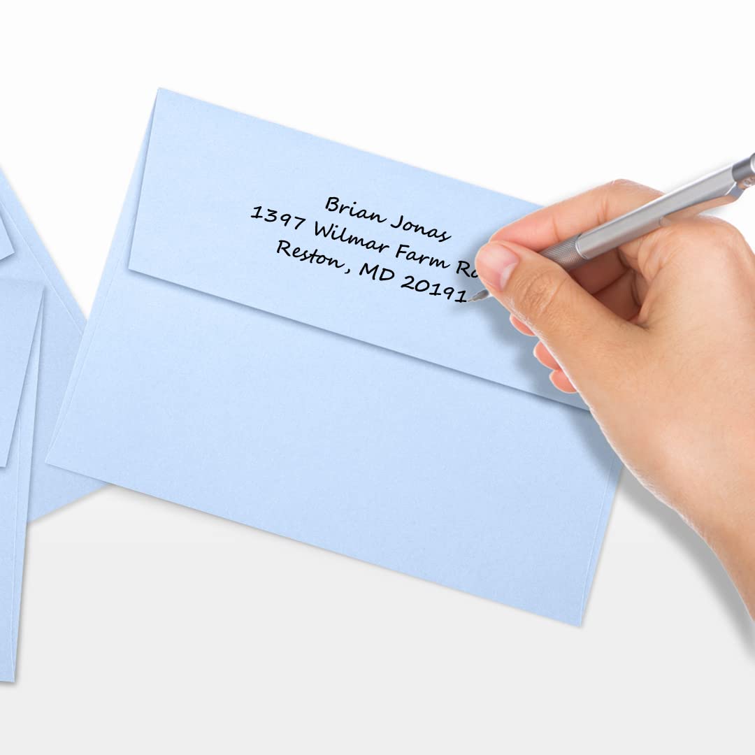 LUXPAPER A7 Printable Invitation Envelopes for 5x7 Cards - 80 lb. Premium Baby Blue Paper, Self-Sealing Peel & Press, 1000 Pack (5.25x7.25 in) - Perfect for Weddings, Parties, Business Events & Greeting Cards