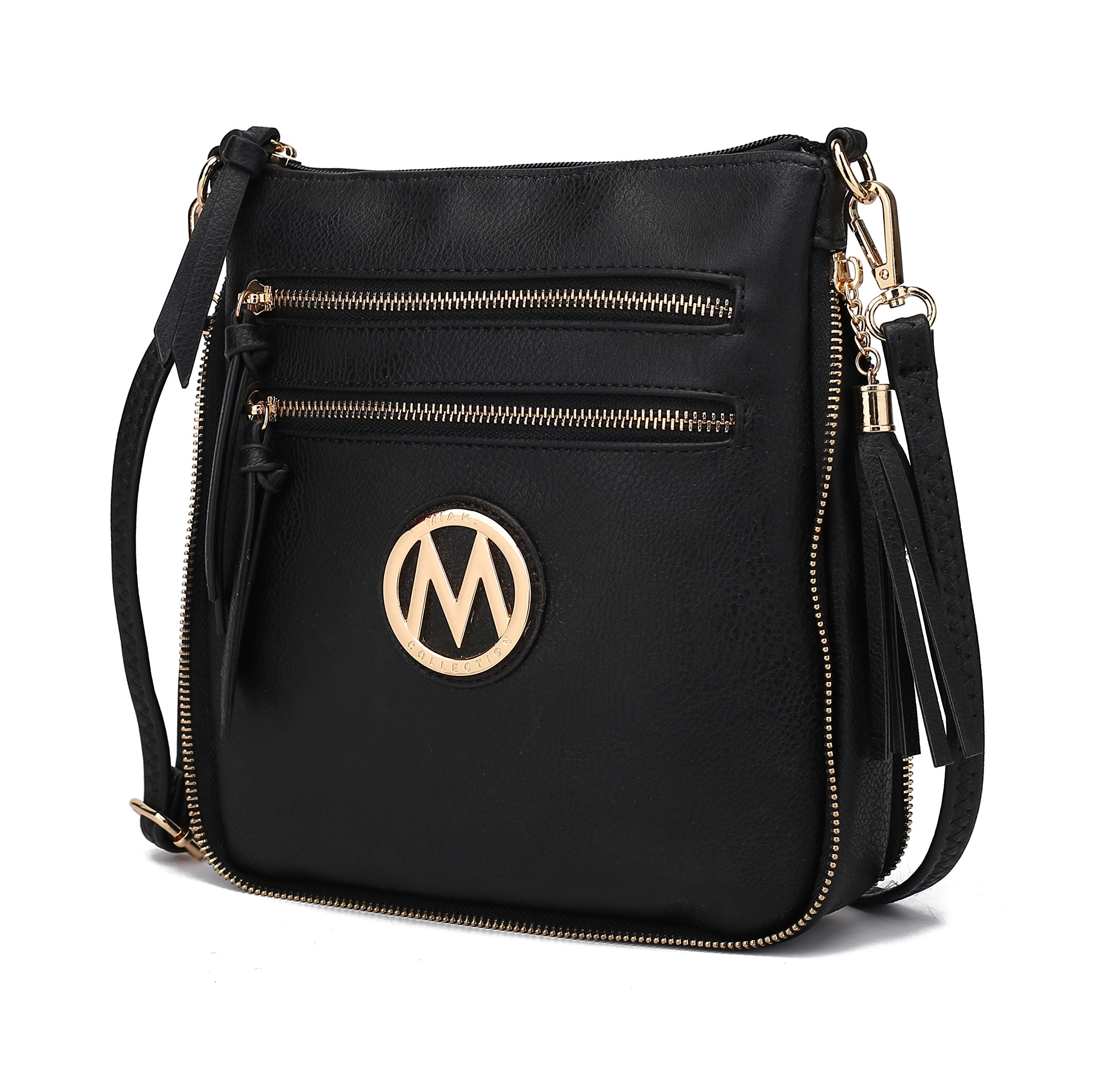 MKF Women's Crossbody Bag – Stylish PU Leather Expandable Messenger Purse with Shoulder Strap | Fashionable Designer Handbag for Work, Travel & Everyday Use