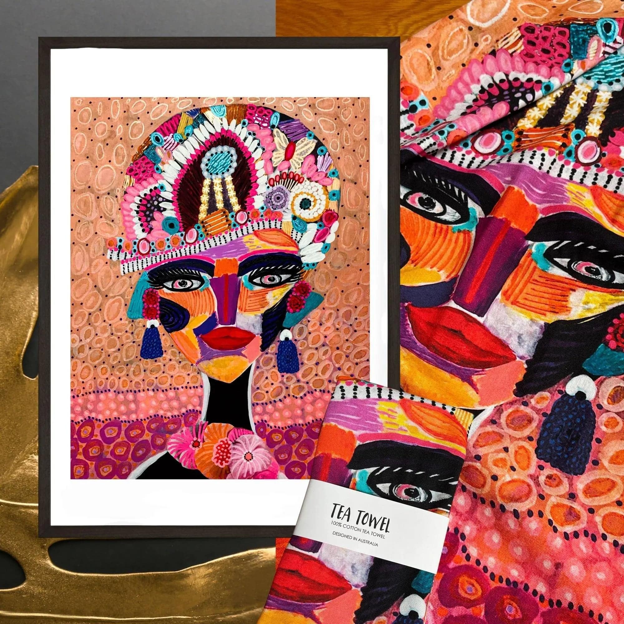 Empress Modern Wall Art Gift Set - Elegant Home Decor for Living Room, Bedroom & Office - Perfect Housewarming & Wedding Present