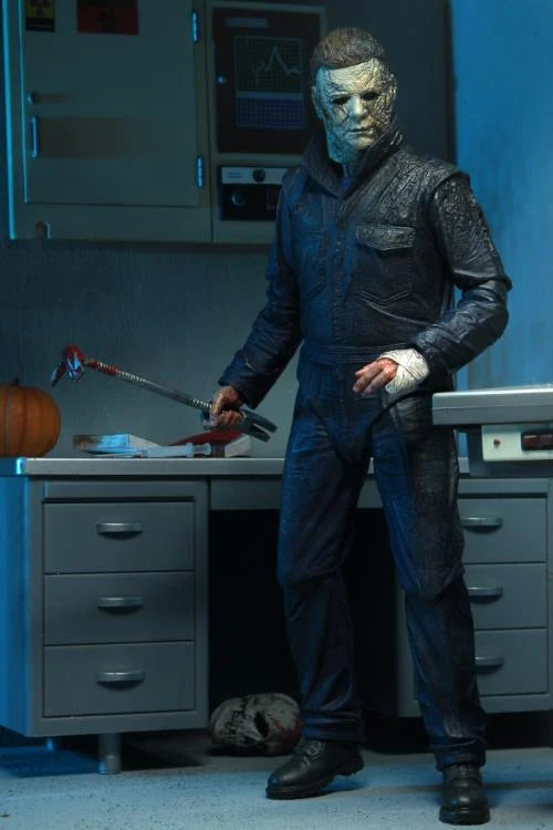 Halloween Kills Ultimate Michael Myers Action Figure - Collectible Horror Movie Character for Halloween Decor & Horror Fans Collection