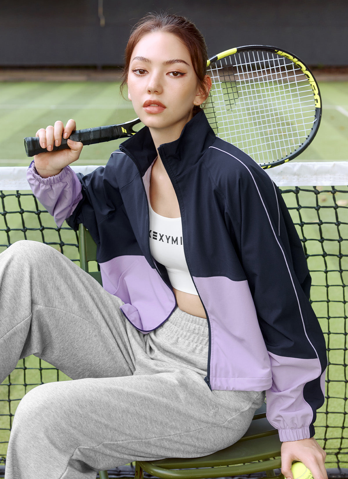 Stylish Color Block Windbreaker Jacket for Men & Women | Lightweight & Water-Resistant | Perfect for Outdoor Activities, Travel & Casual Wear