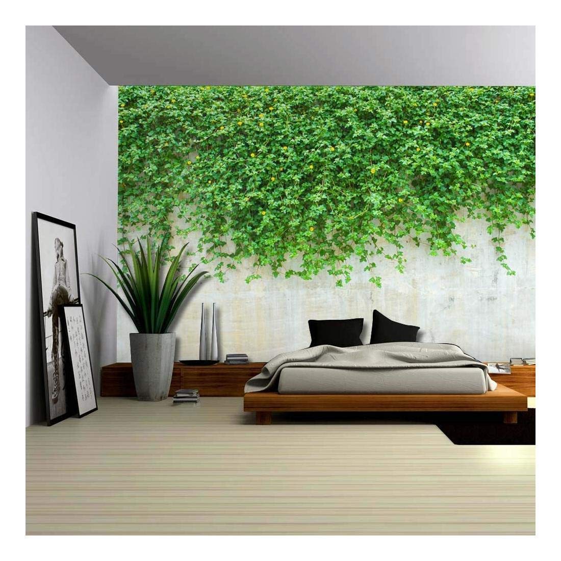 Removable Wall Mural Sticker - 66x96 Inch Green Vines Dropping Design - Peel and Stick Home Decor for Living Room, Bedroom, Nursery | Easy to Apply & Remove