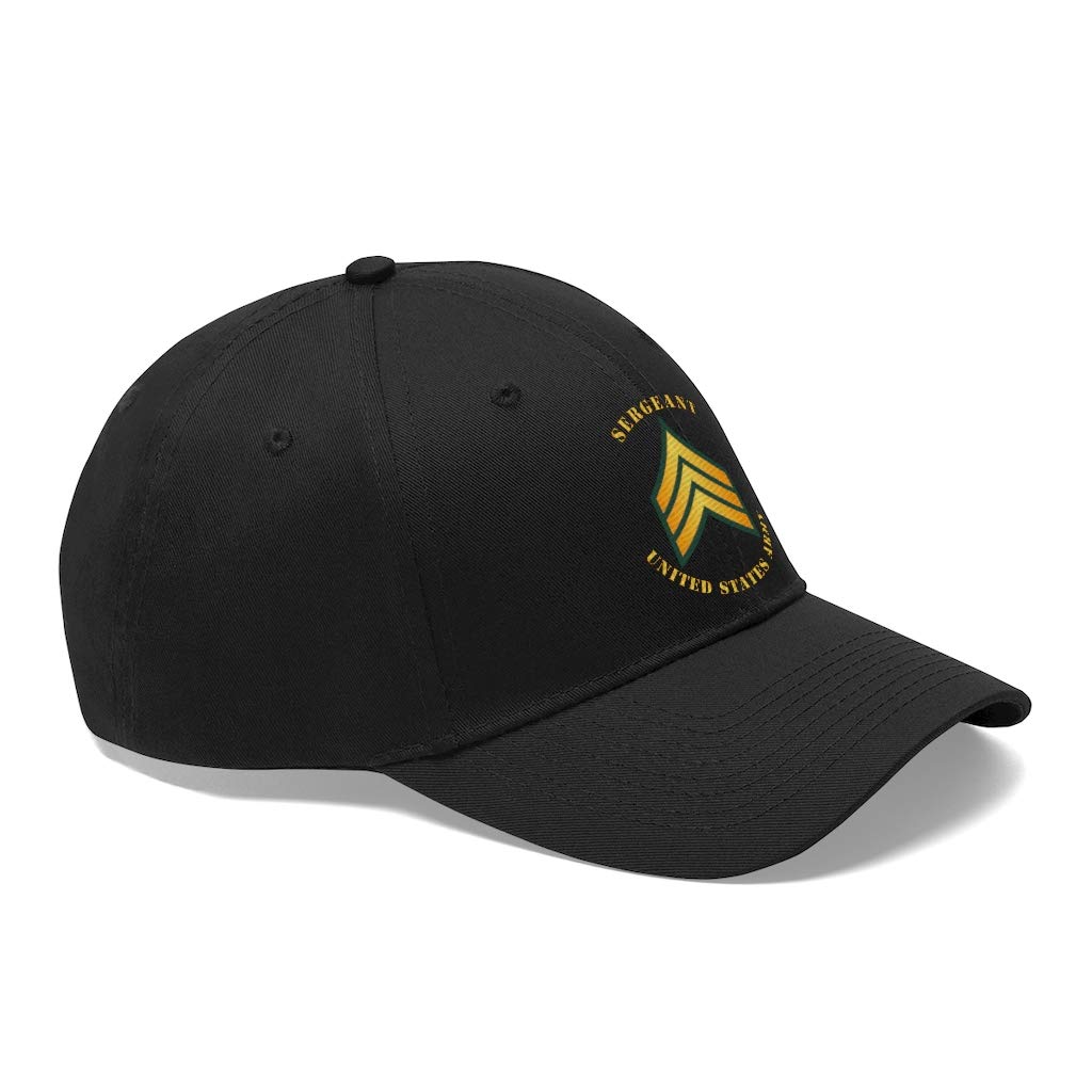 MIP Army Sergeant SGT Hat - Military Style Cap for Outdoor & Cosplay