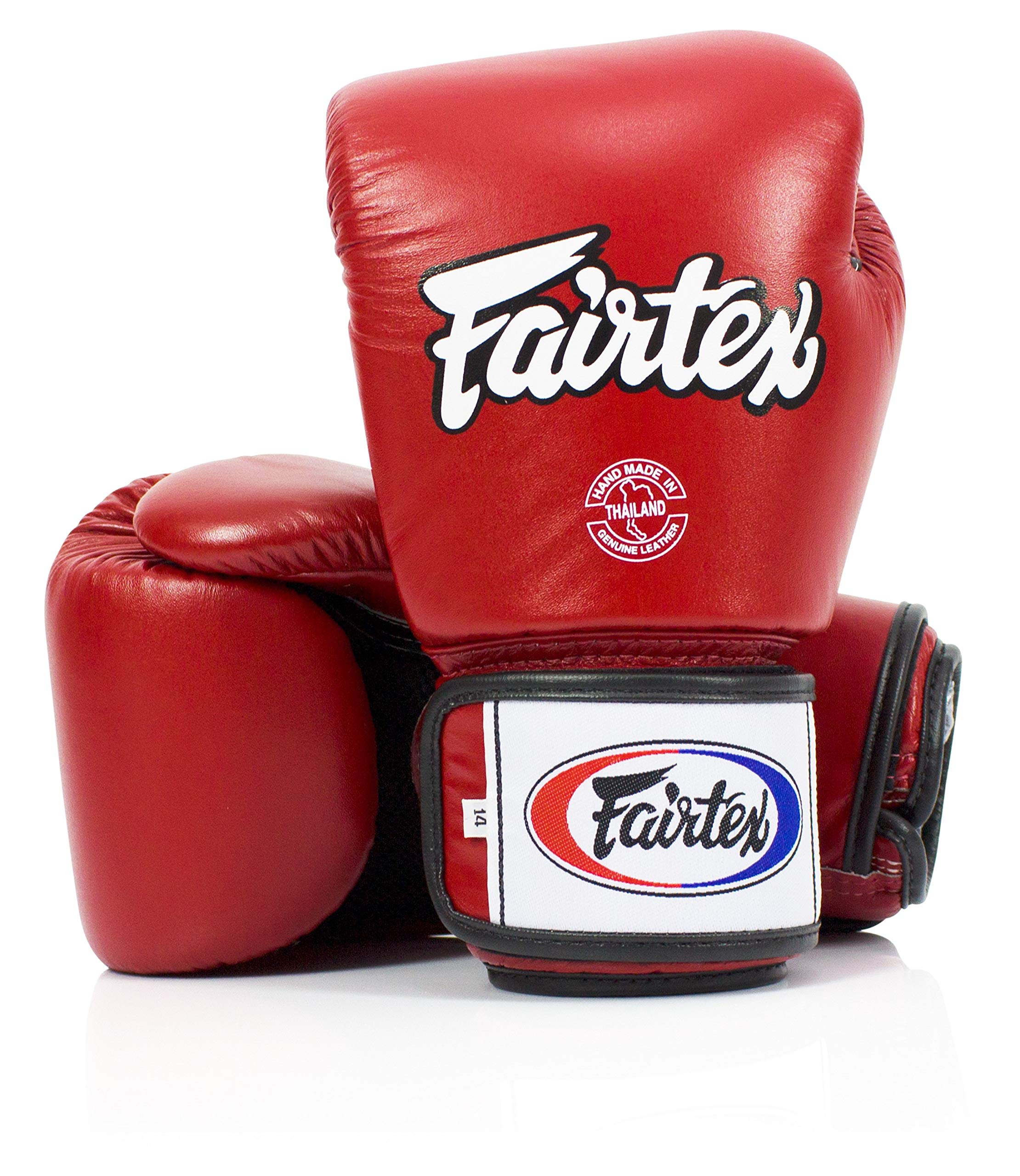 Fairtex BGV1BR Muay Thai Boxing Gloves - Breathable MMA & Kickboxing Gloves for Men, Women, Kids | Premium Lightweight Shock-Absorbent Training Gloves for Gym, Workout & Sparring | Perfect for Muay Thai, MMA Training & Fitness Classes