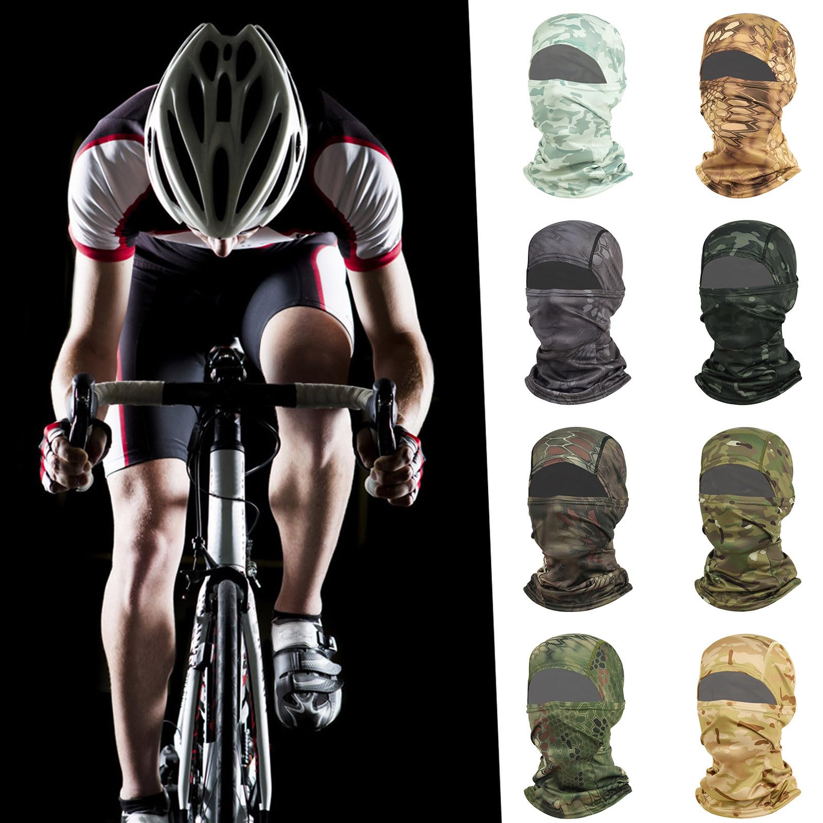 Winter Full Face Warm Balaclava Ski Mask - Windproof Thermal Face Cover for Men & Women - Perfect for Skiing, Snowboarding, and Outdoor Winter Activities