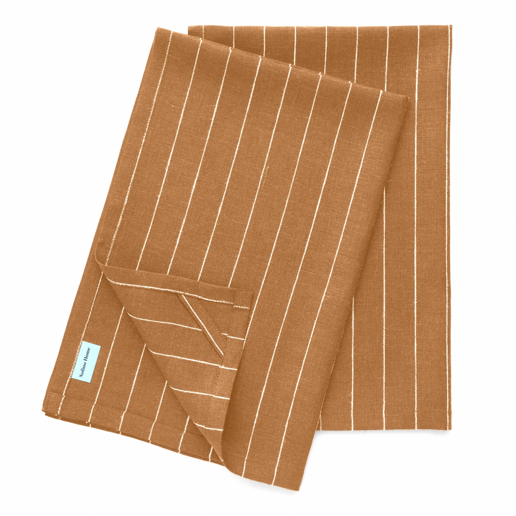 Premium Pinstripe Kitchen Towels Set of 2 - Absorbent Cotton Dish Towels for Drying Dishes & Cleaning - Perfect for Modern Kitchens & Housewarming Gifts