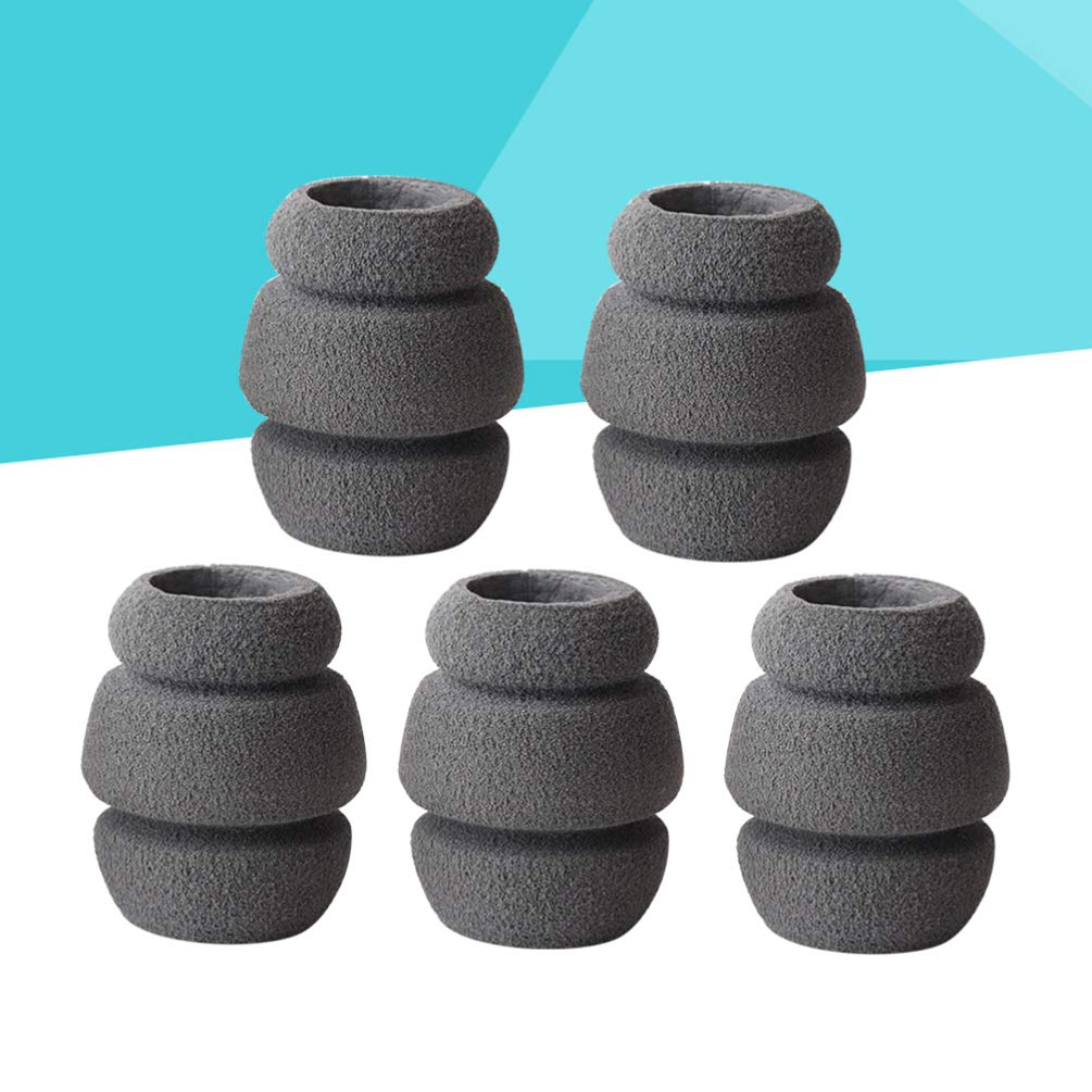 HEALLILY 41mm Disposable Tattoo Grip Cover Wrap - Memory Foam Handle Holder for Tattoo Tube Grips, 5pcs - Ideal for Tattoo Artists and Studios