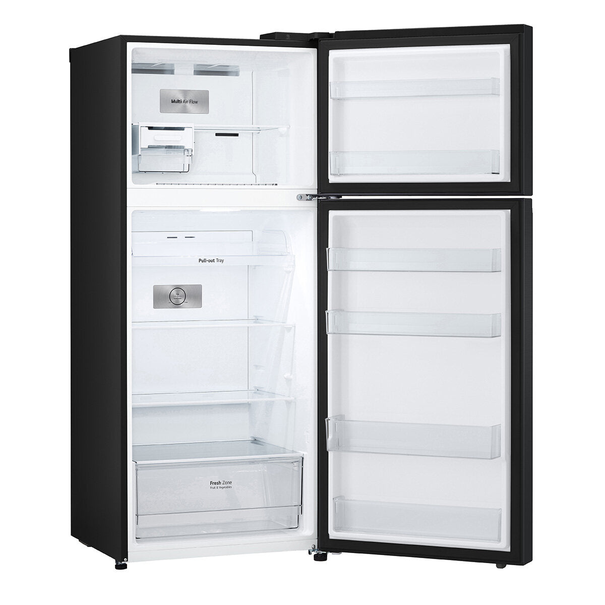 LG 375L Top Mount Refrigerator with Matte Black Finish - Energy Efficient 5MB Model for Modern Kitchens | Perfect for Small Families & Apartment Living