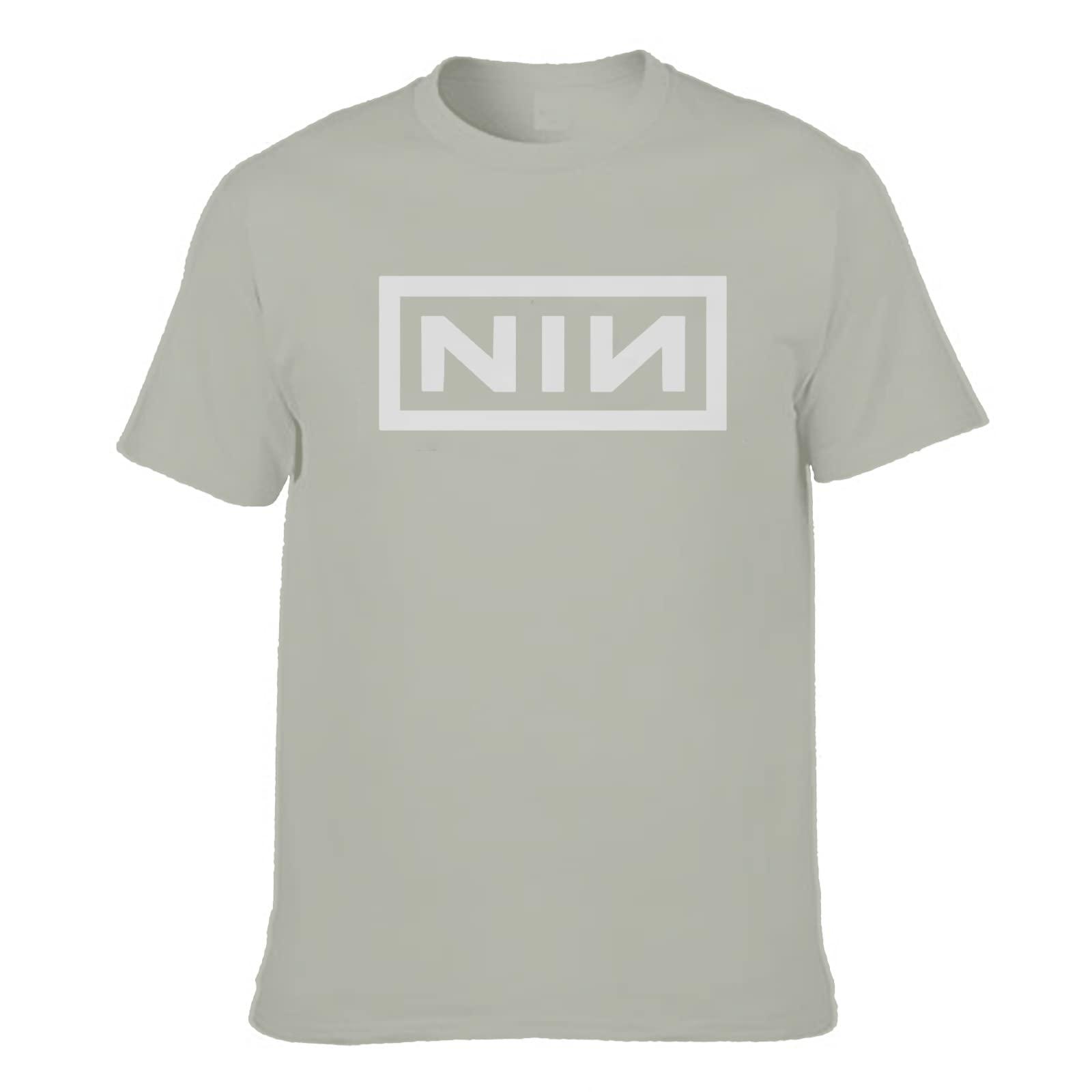 Vintage Nine Inch Nails Band T-Shirt for Men - Soft Cotton Graphic Tee with Retro Letter Print - Perfect for Concerts, Music Festivals & Casual Wear