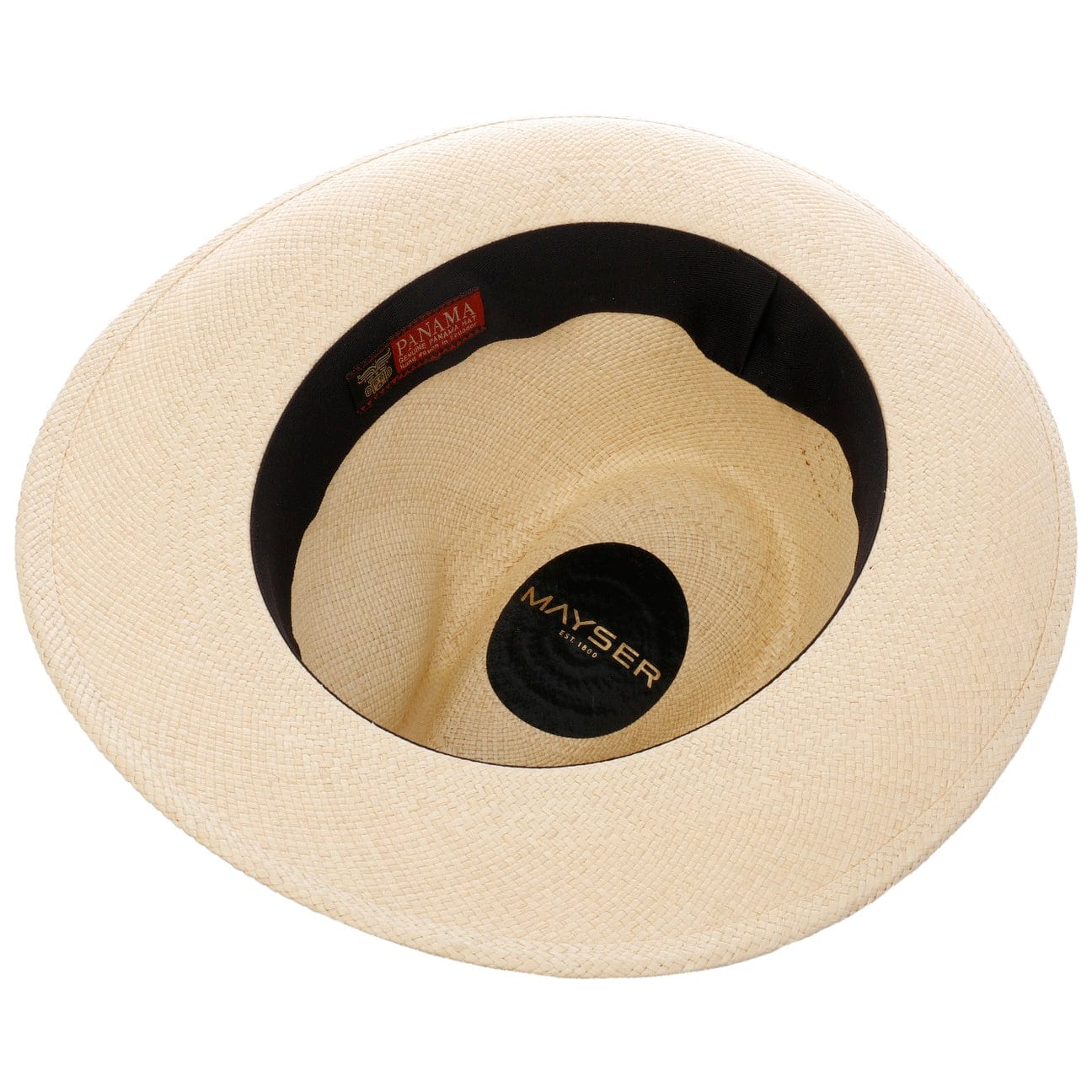 Stylish Mayser Albenga Green Stripes Panama Hat for Women - Breathable Summer Sun Hat for Beach, Travel & Outdoor Activities
