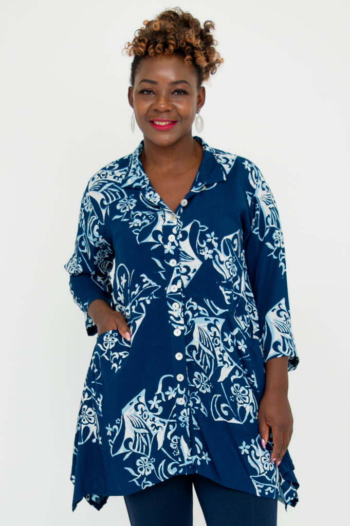 Stylish Laney Blouse by Griko - Women's Fashion Tops for Casual Wear & Office Outfits